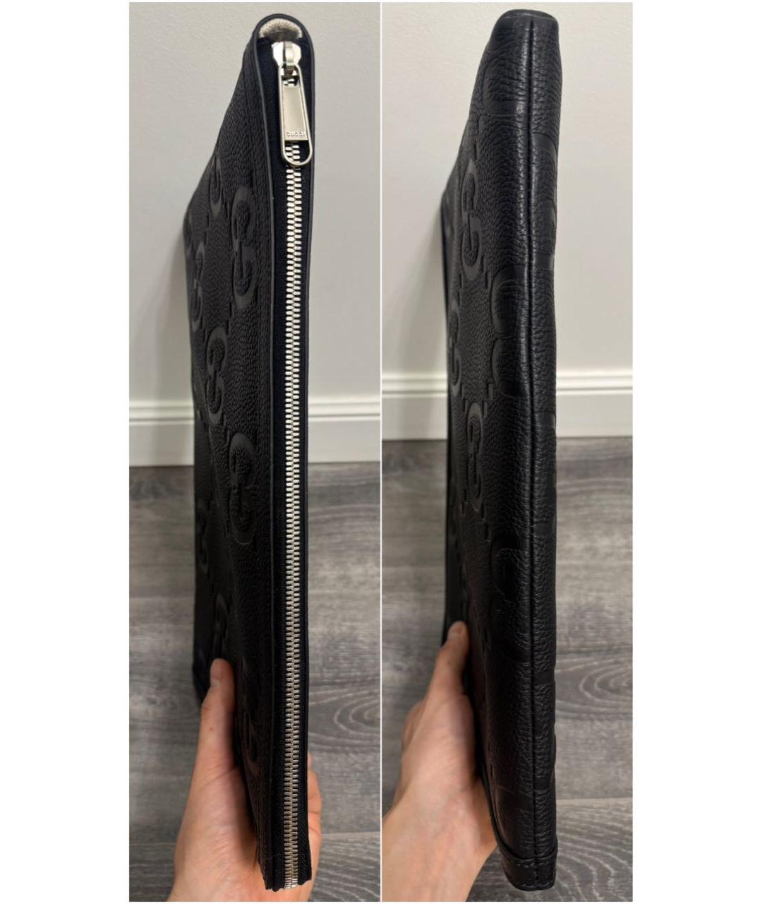 GUCCI Черная кожаная папка для документов, фото 4