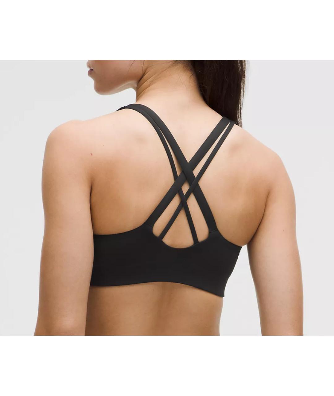 Lululemon Черная синтетическая майка, фото 4