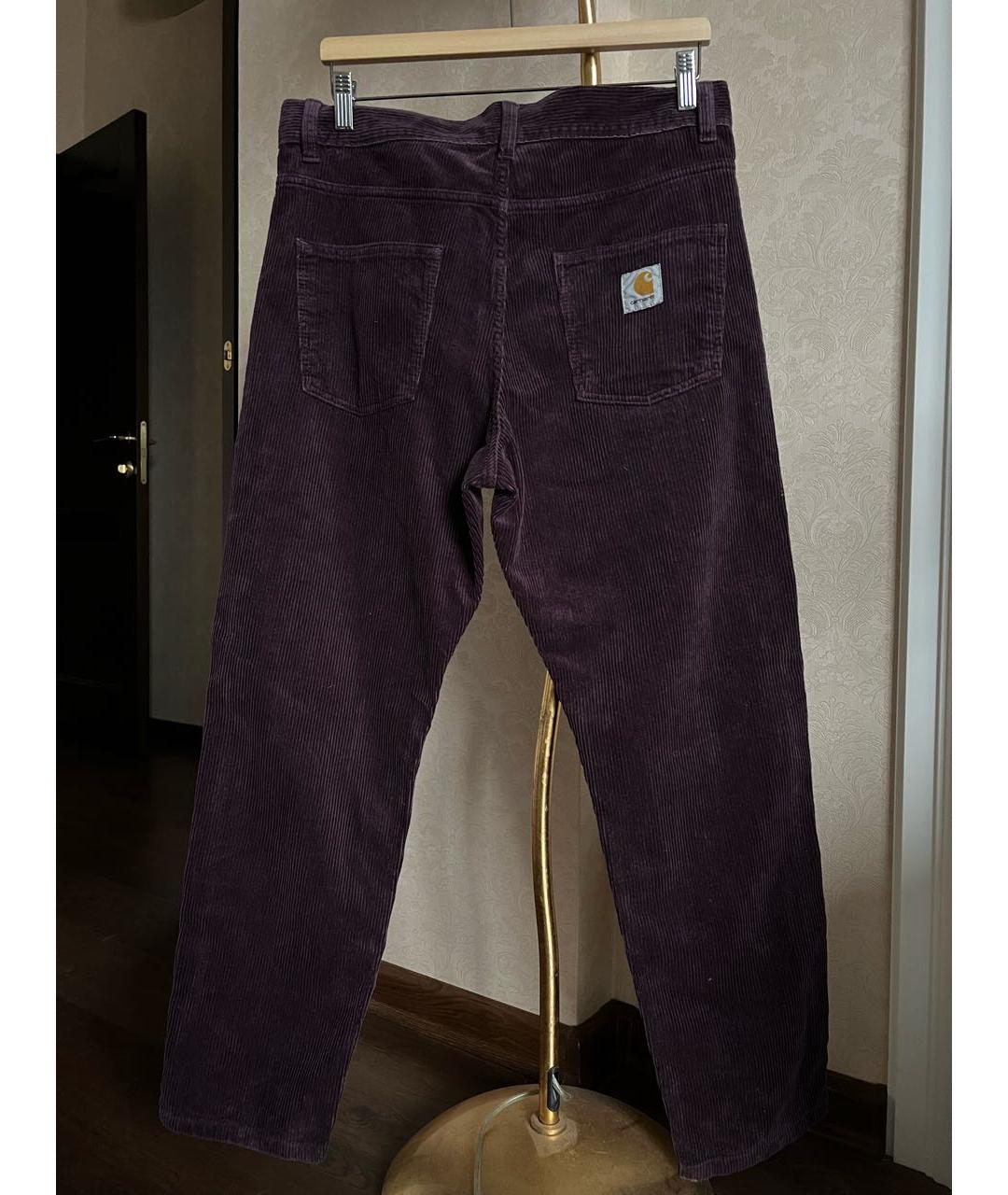CARHARTT Фиолетовые повседневные брюки, фото 2