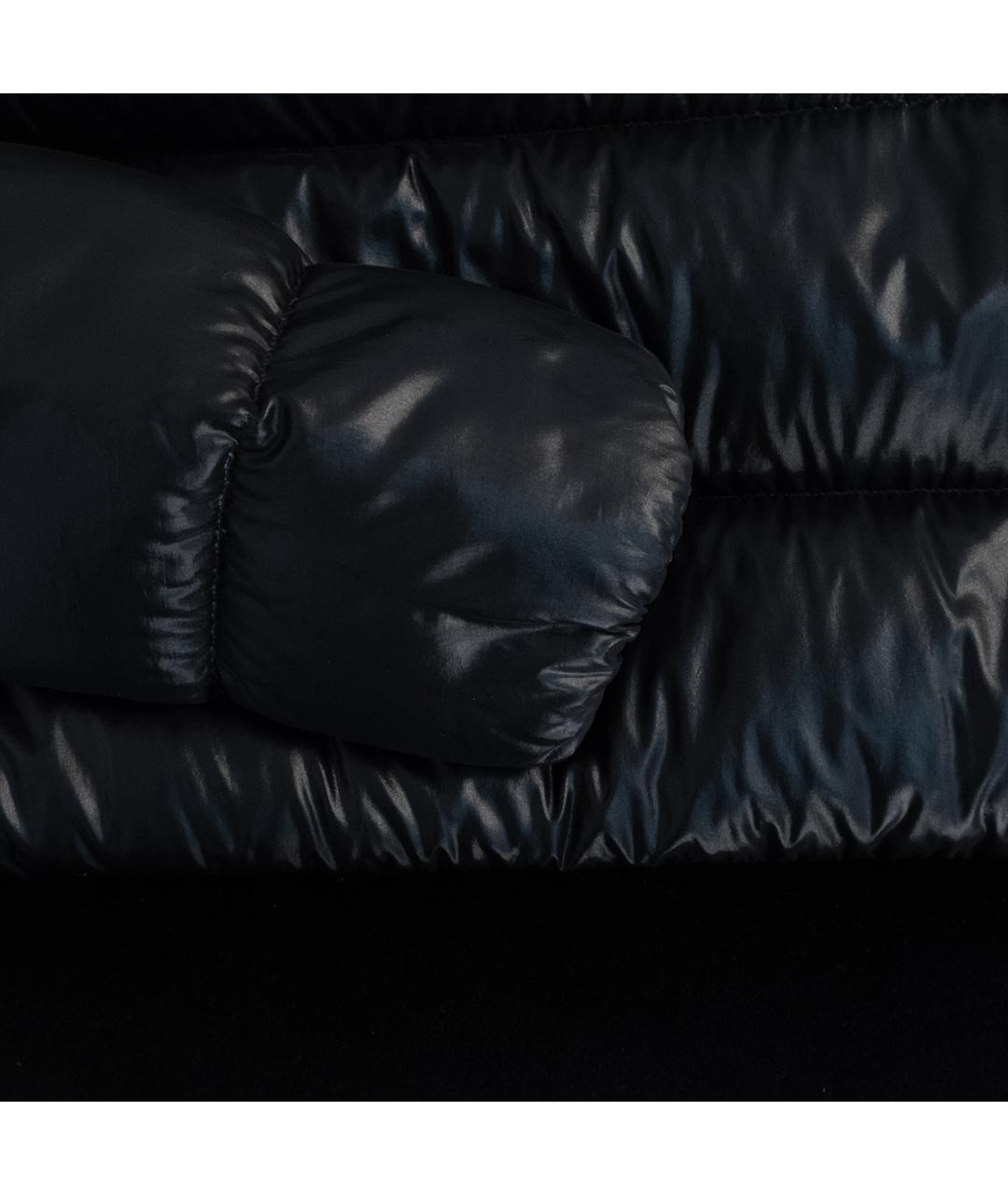 MONCLER Черная полиамидовая куртка, фото 6