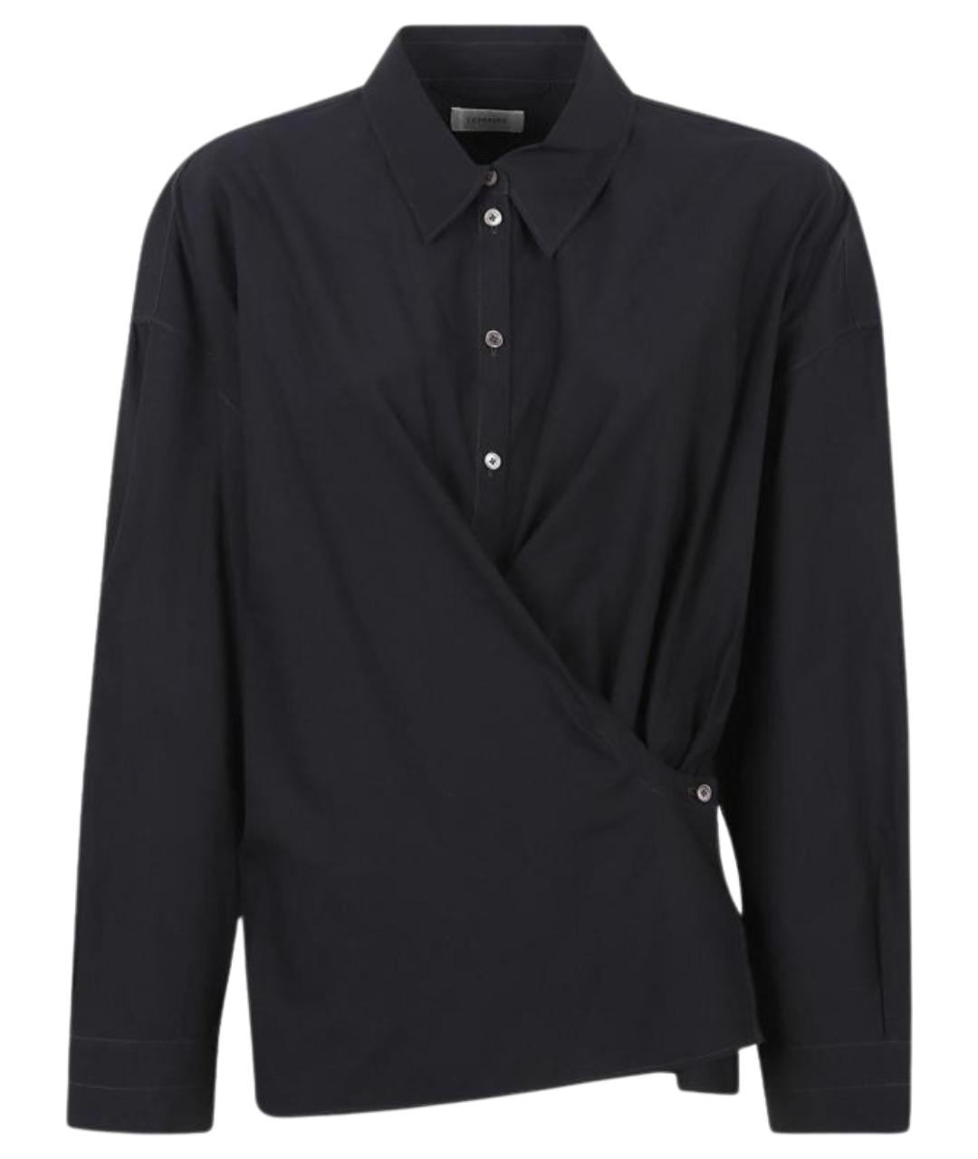 LEMAIRE Темно-синяя хлопковая рубашка, фото 1