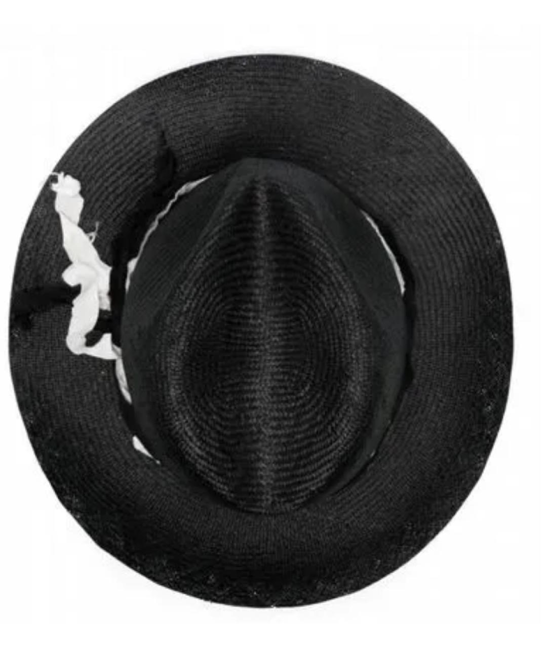 YOHJI YAMAMOTO Черная шляпа, фото 2