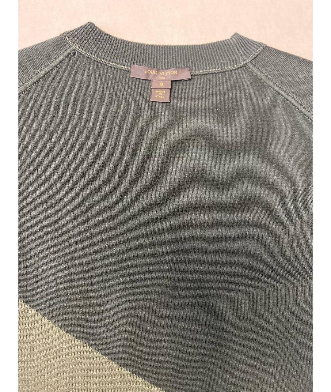 LOUIS VUITTON Зеленые шерстяное платье, фото 3