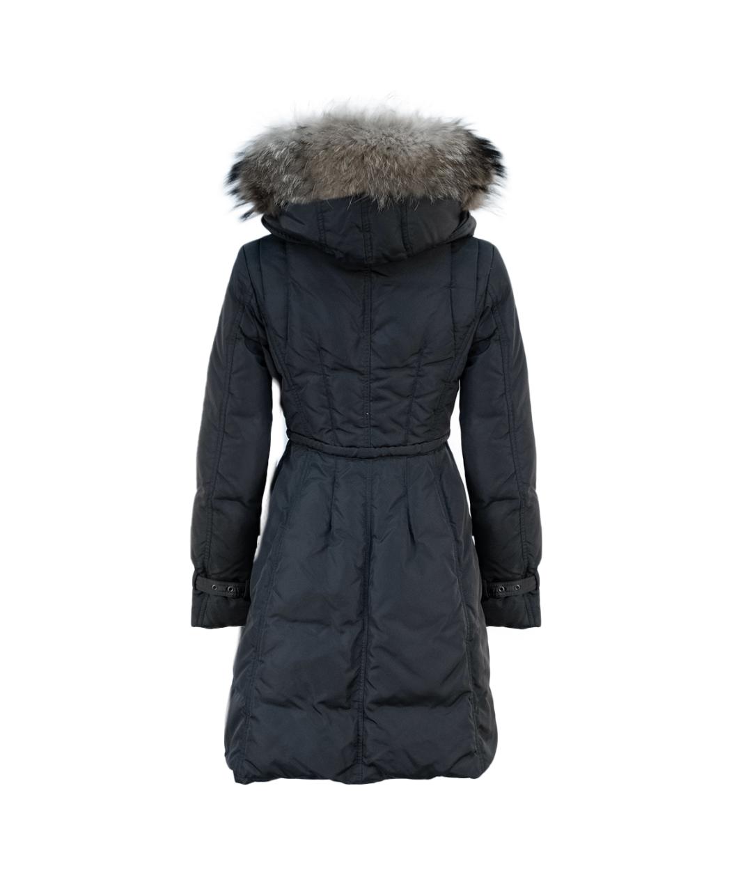 MONCLER Серая полиамидовая парка, фото 2