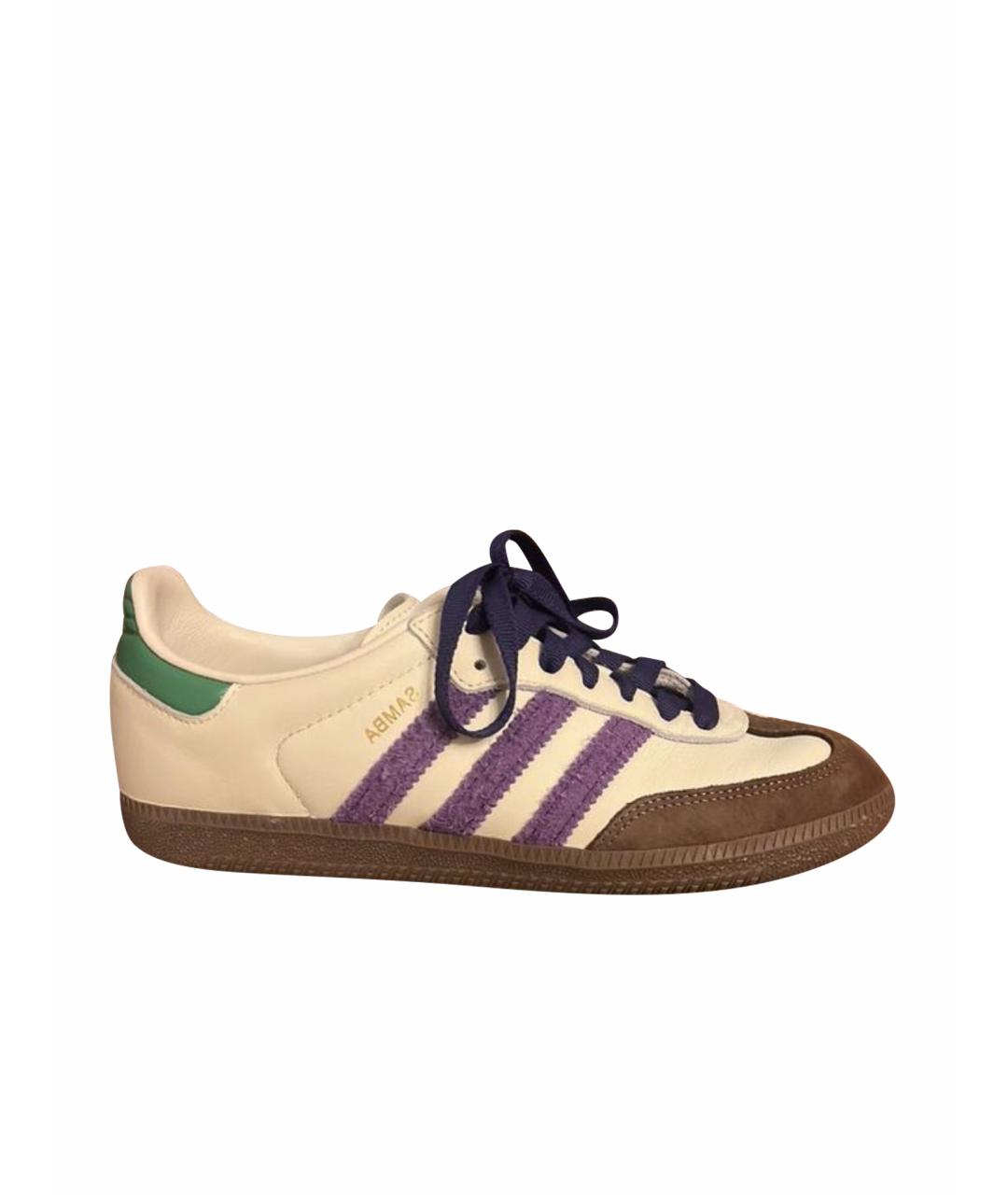 ADIDAS Мульти кожаные кеды, фото 1