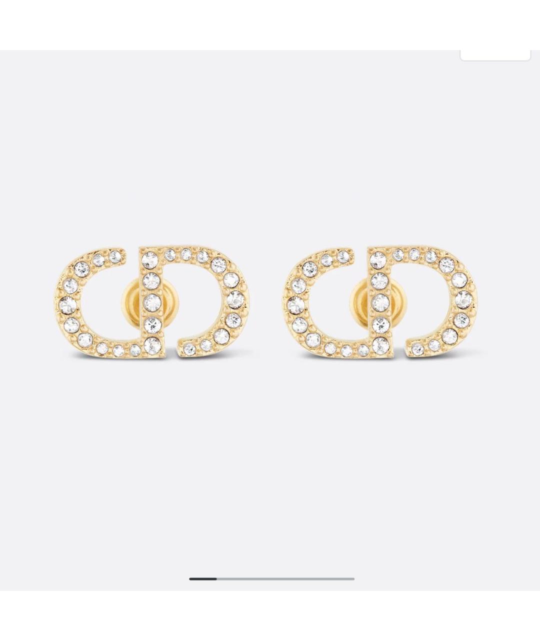 CHRISTIAN DIOR Золотые серьги, фото 4
