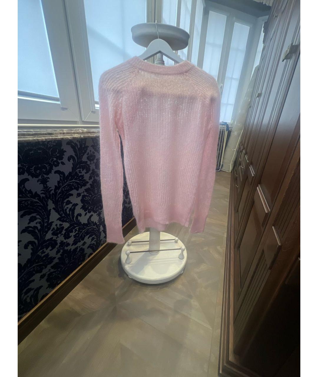 BALMAIN Розовый шерстяной джемпер / свитер, фото 2