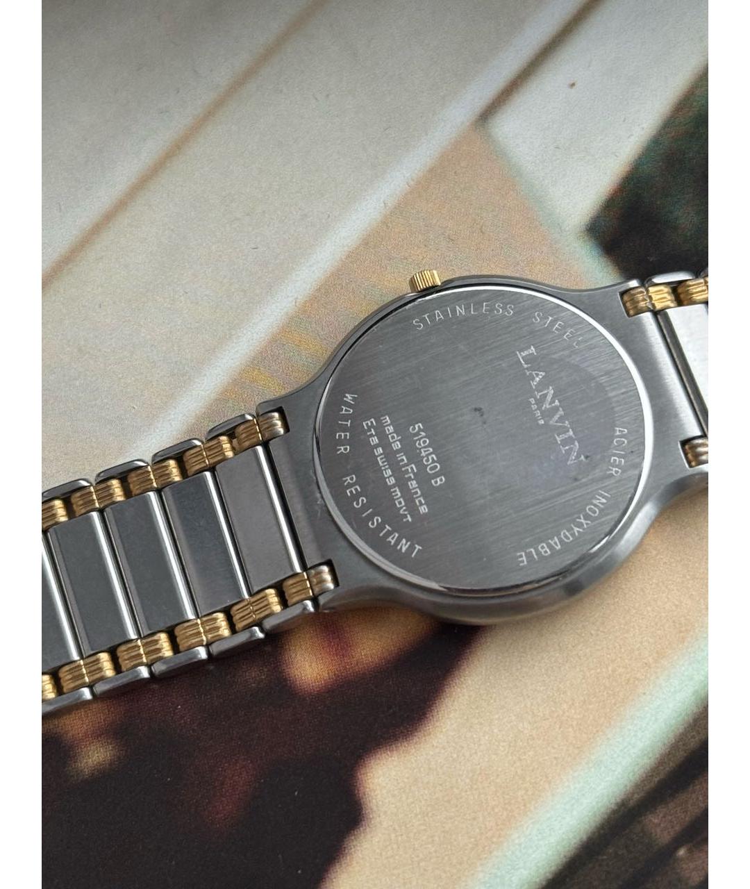 LANVIN Серебряные стальные часы, фото 2