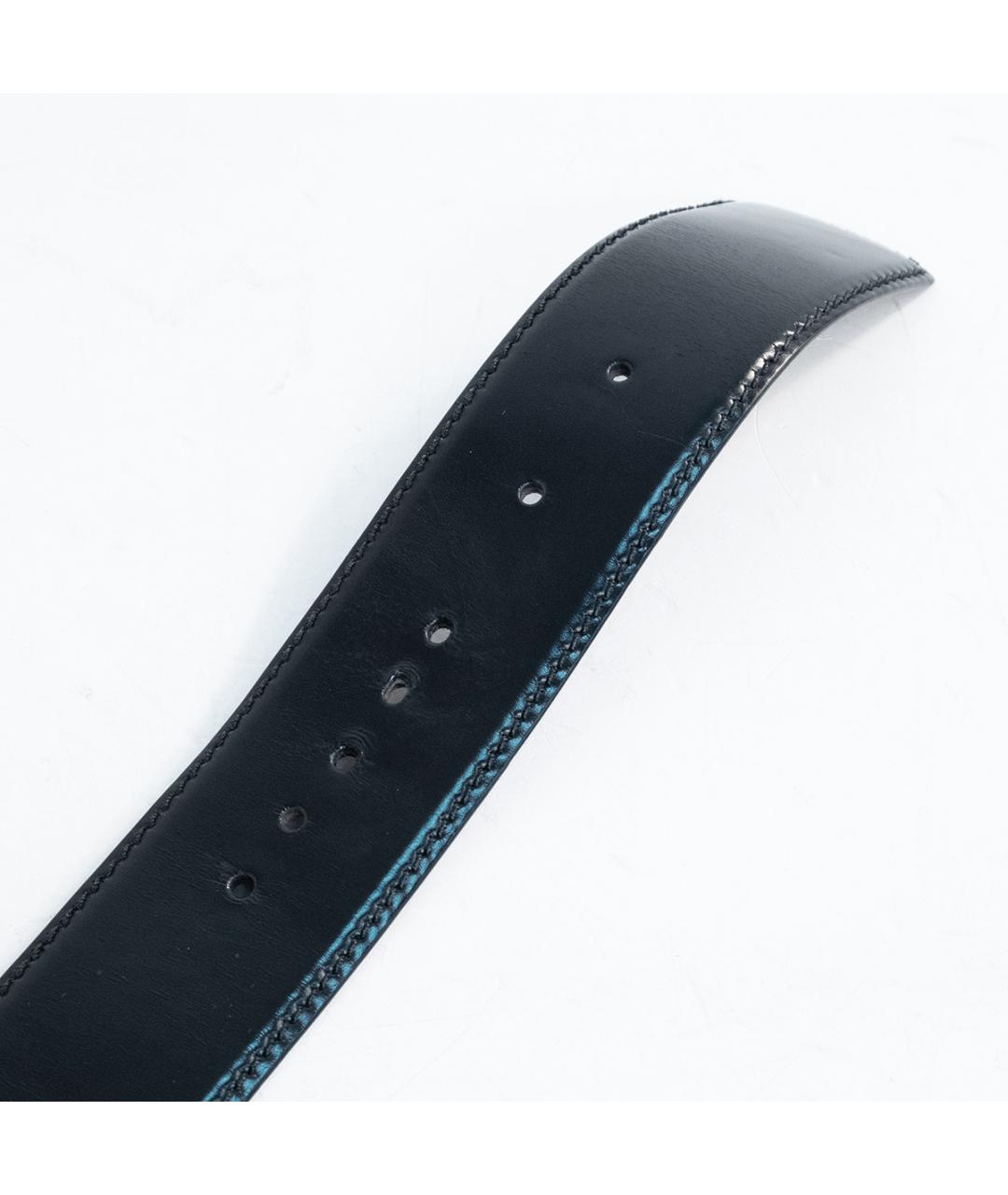 CELINE Черный кожаный ремень, фото 4