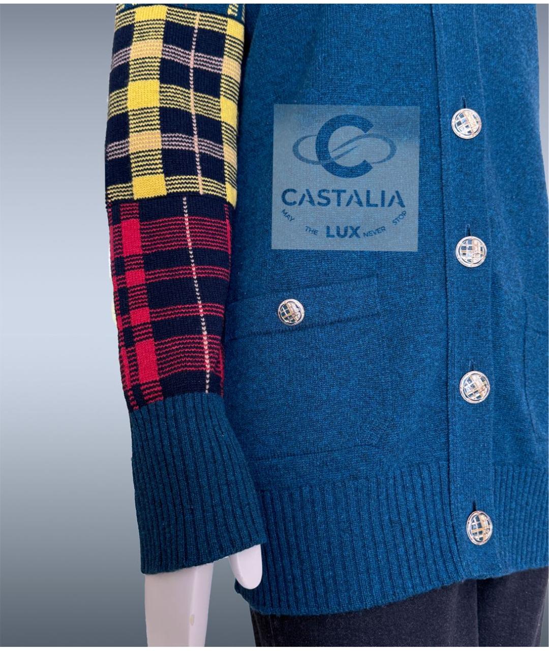 CHANEL Темно-синий кашемировый кардиган, фото 7