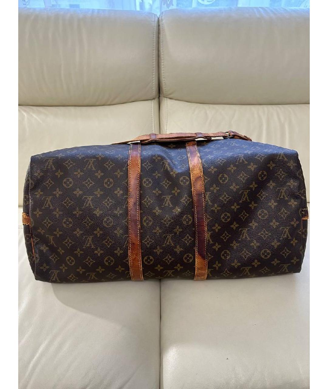 LOUIS VUITTON Коричневая дорожная/спортивная сумка, фото 3