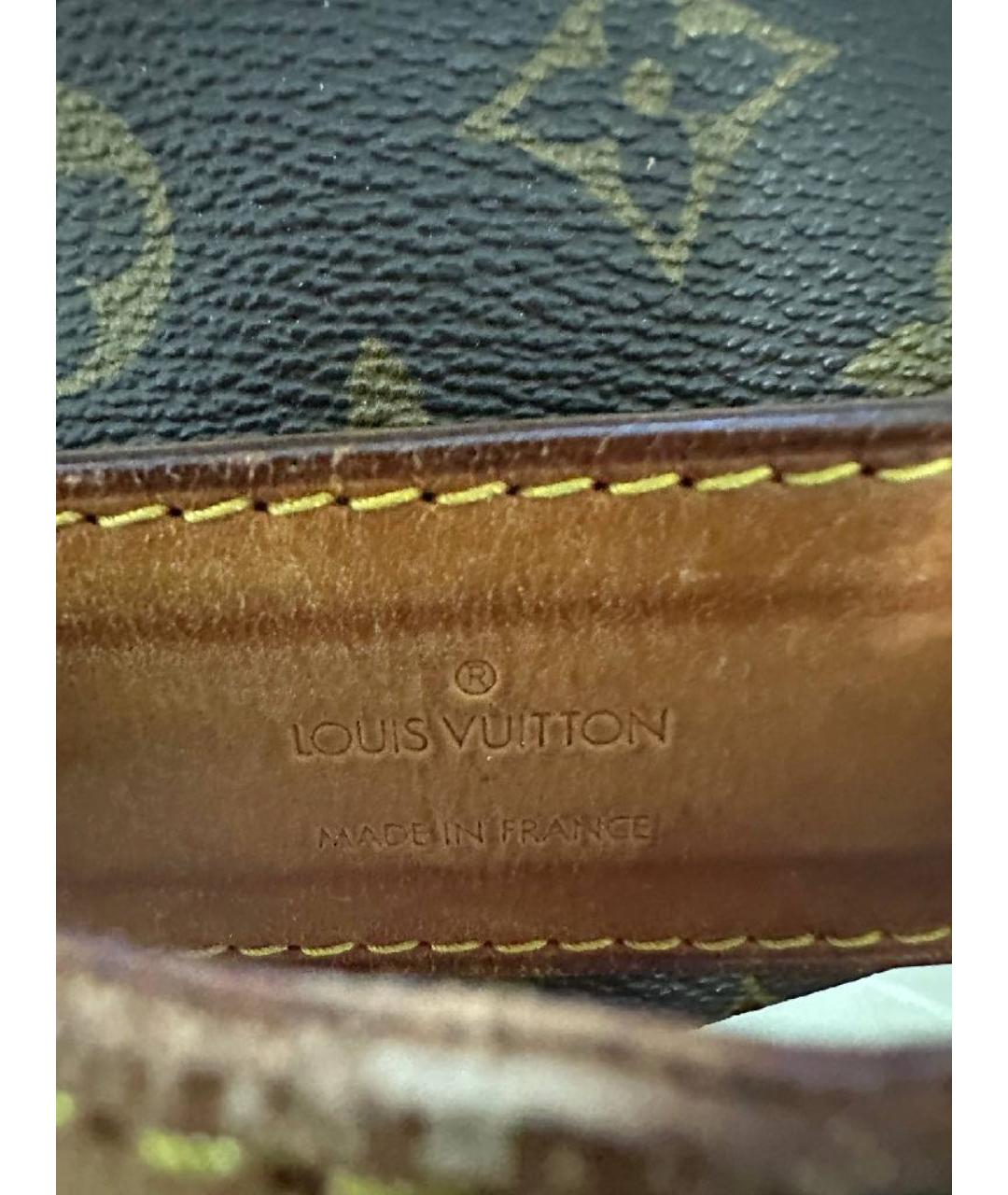LOUIS VUITTON Коричневая дорожная/спортивная сумка, фото 8