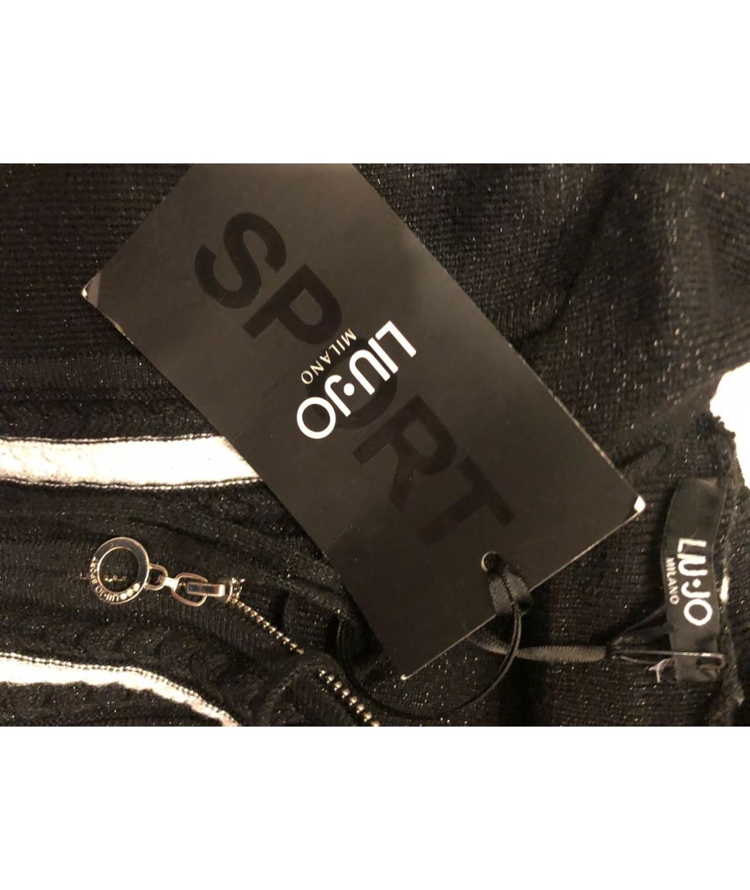 LIU JO Черный вискозный костюм с брюками, фото 4