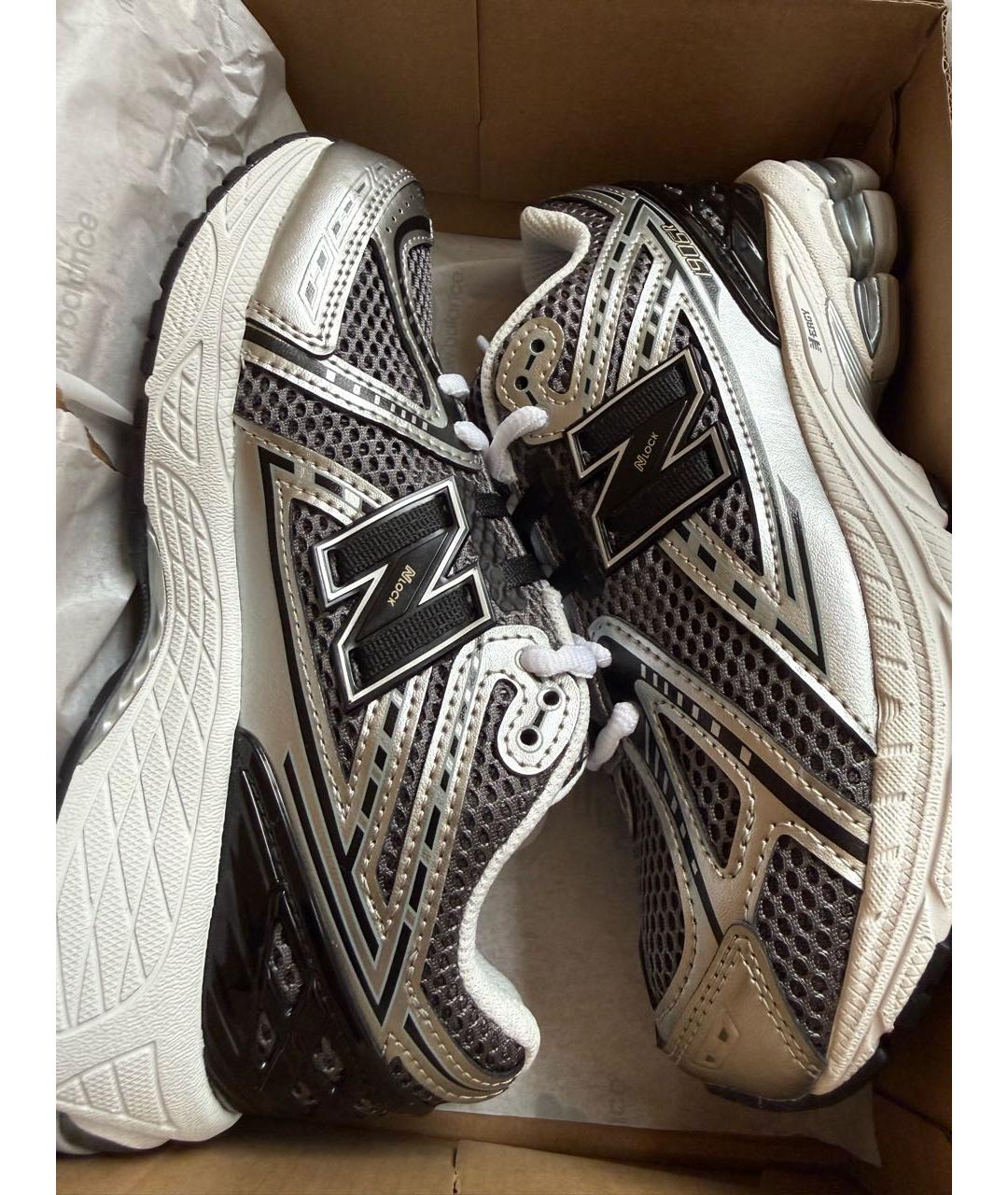 NEW BALANCE Черные кожаные кеды, фото 4