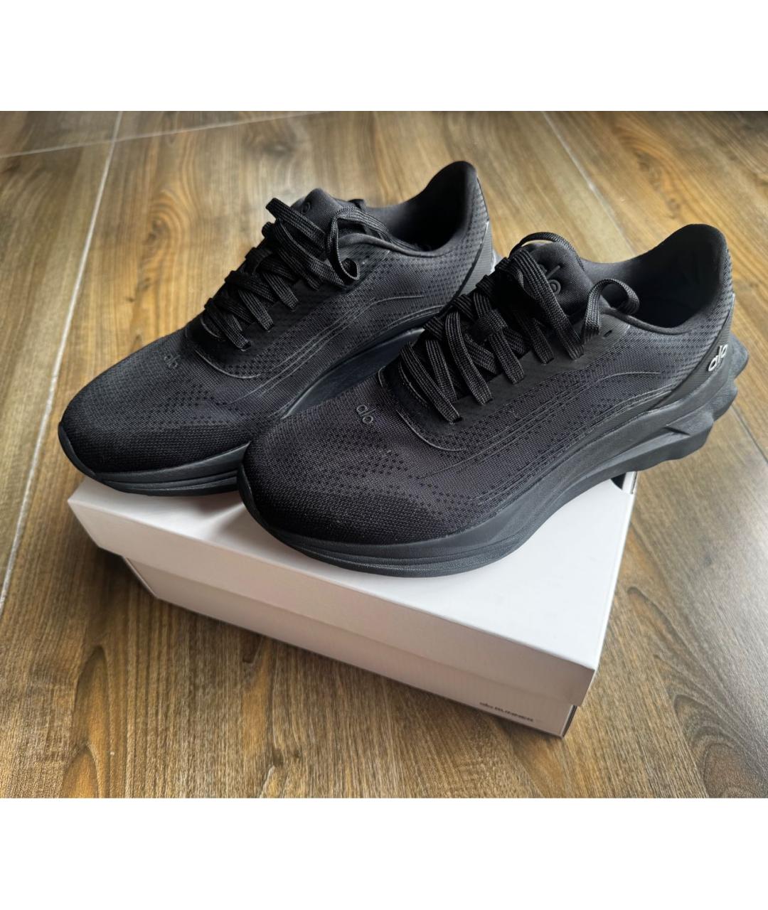 ALO YOGA Черные текстильные кроссовки, фото 3