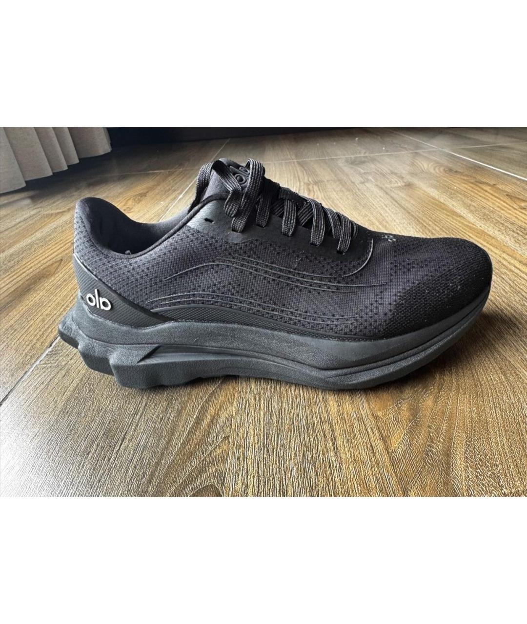 ALO YOGA Черные текстильные кроссовки, фото 10