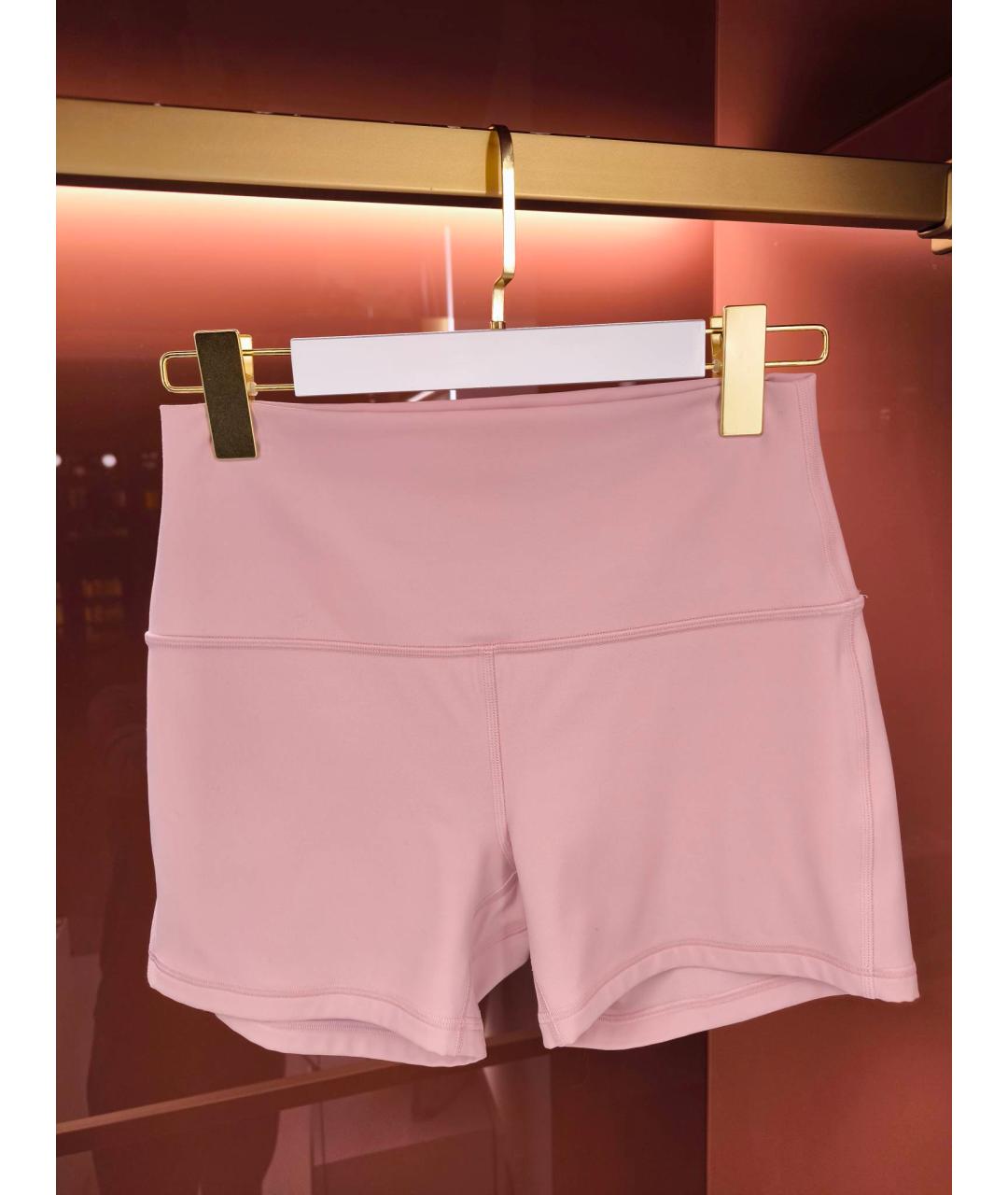 Lululemon Розовые синтетические шорты, фото 4