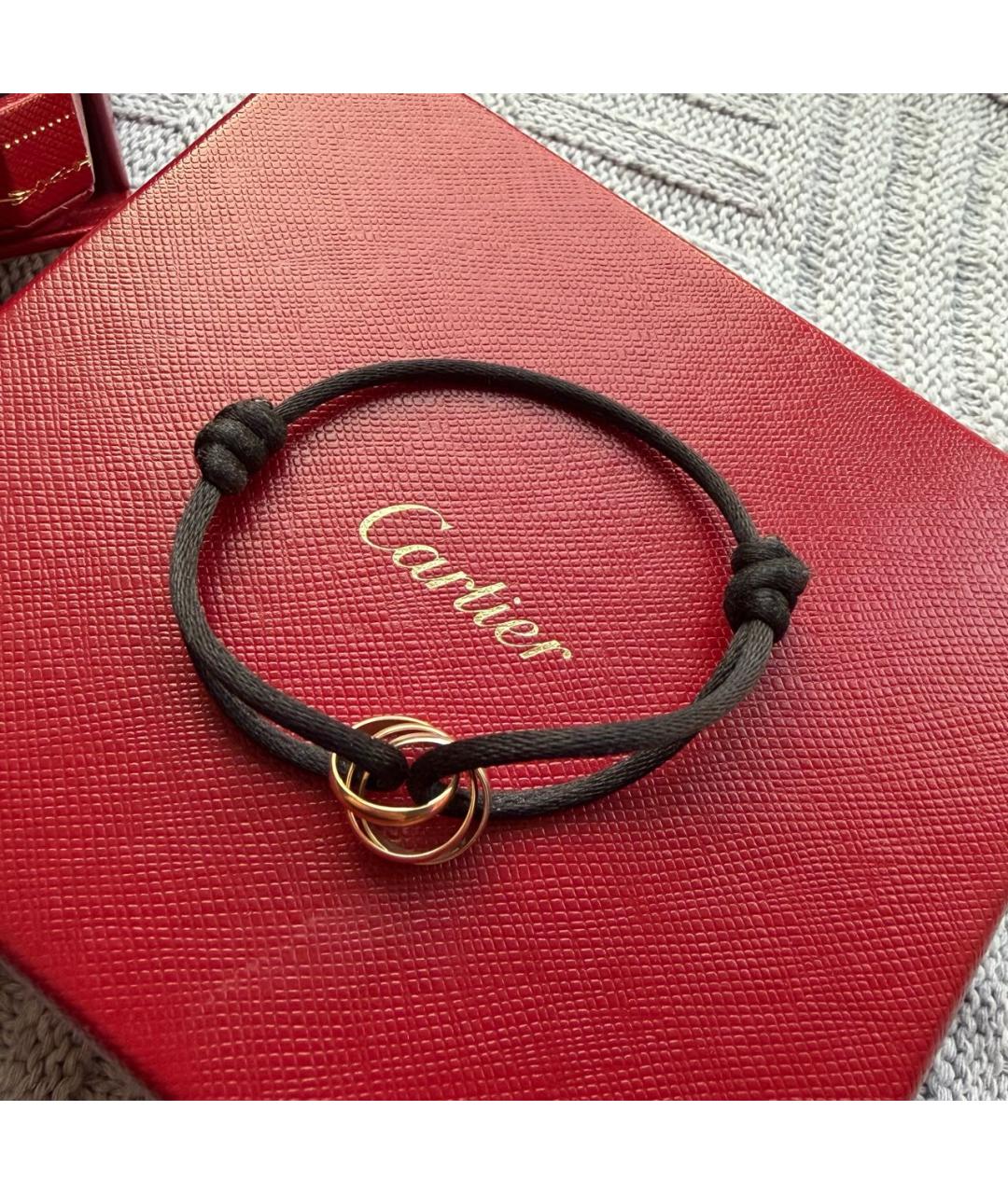 CARTIER Черный браслет из розового золота, фото 4