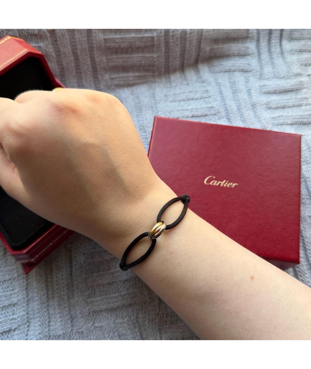 CARTIER Черный браслет из розового золота, фото 6
