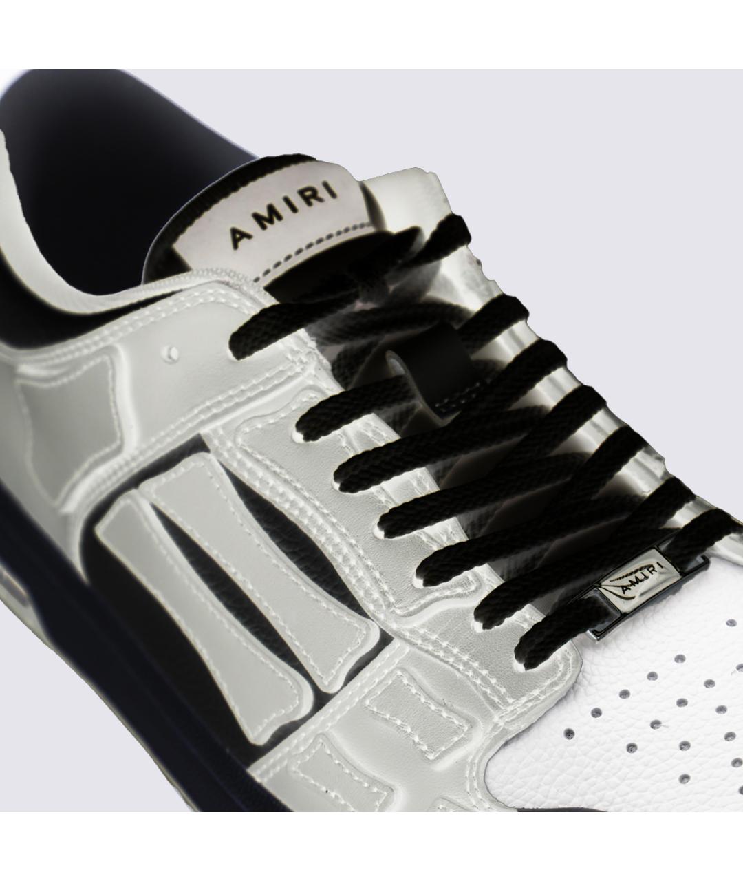 AMIRI Мульти кожаные низкие кроссовки / кеды, фото 4