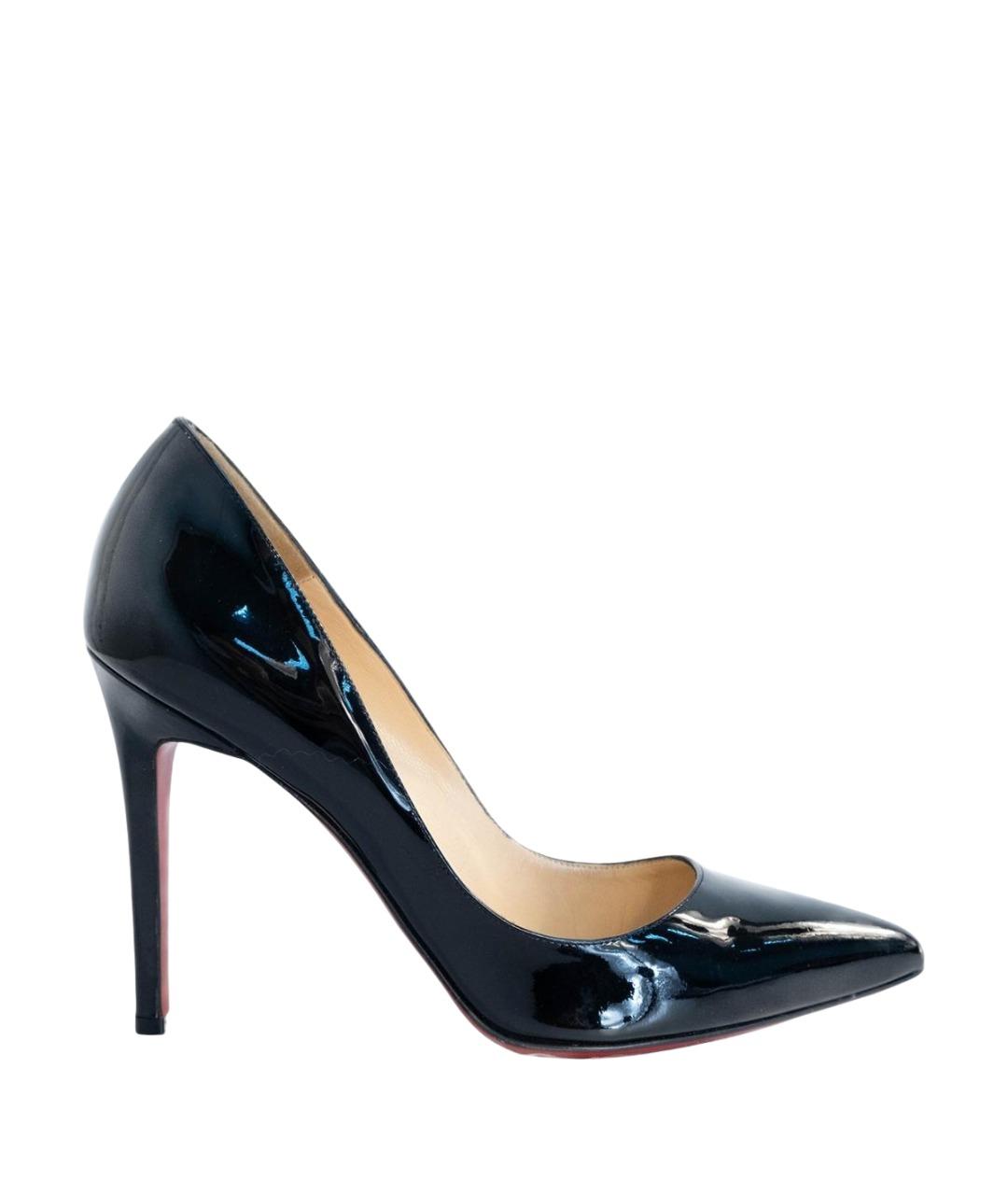 CHRISTIAN LOUBOUTIN Черные туфли из лакированной кожи, фото 1