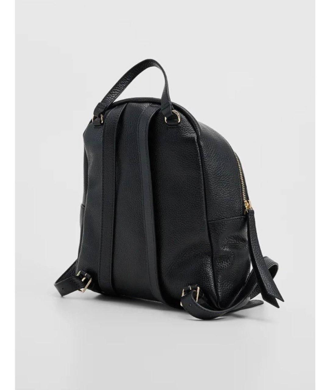 COCCINELLE Черный кожаный рюкзак, фото 3