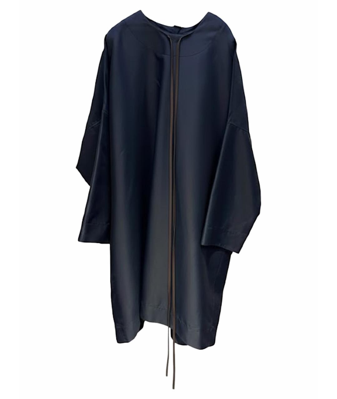 LANVIN Темно-синее повседневное платье, фото 1