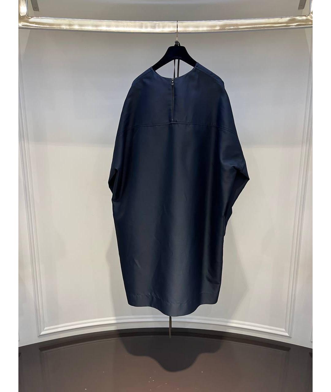 LANVIN Темно-синее повседневное платье, фото 2