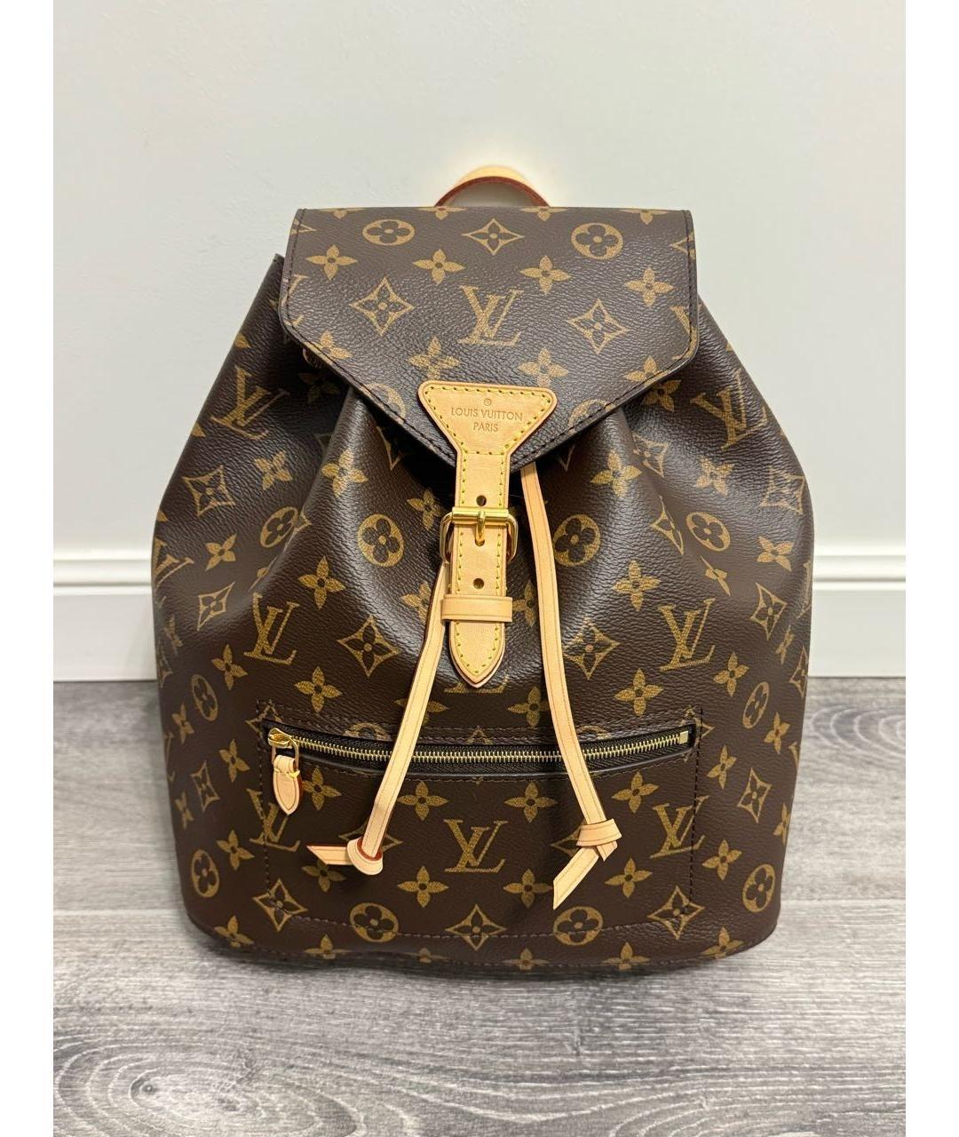 LOUIS VUITTON Коричневый рюкзак, фото 10