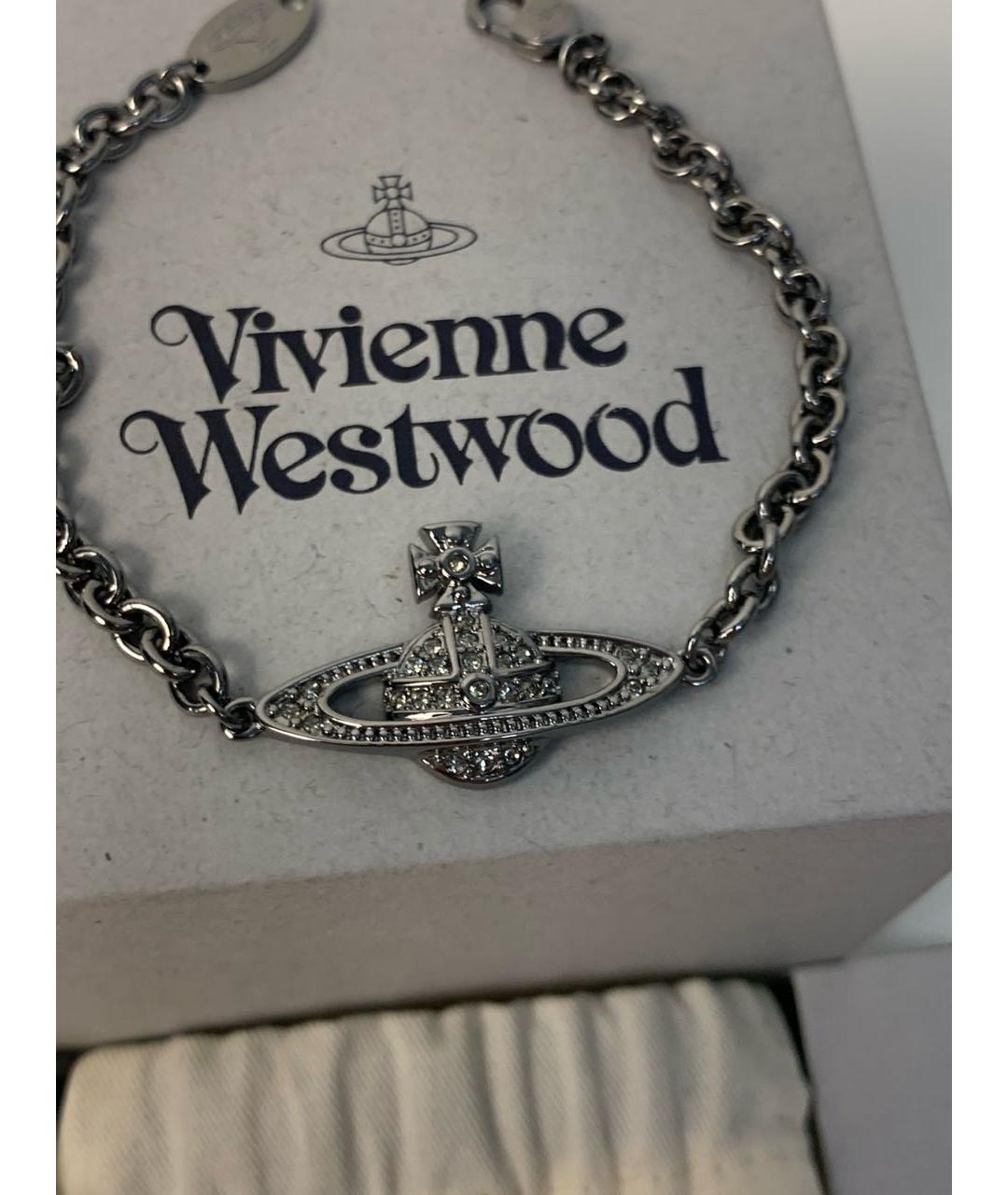 VIVIENNE WESTWOOD Серебрянный с серебряным покрытием браслет, фото 2