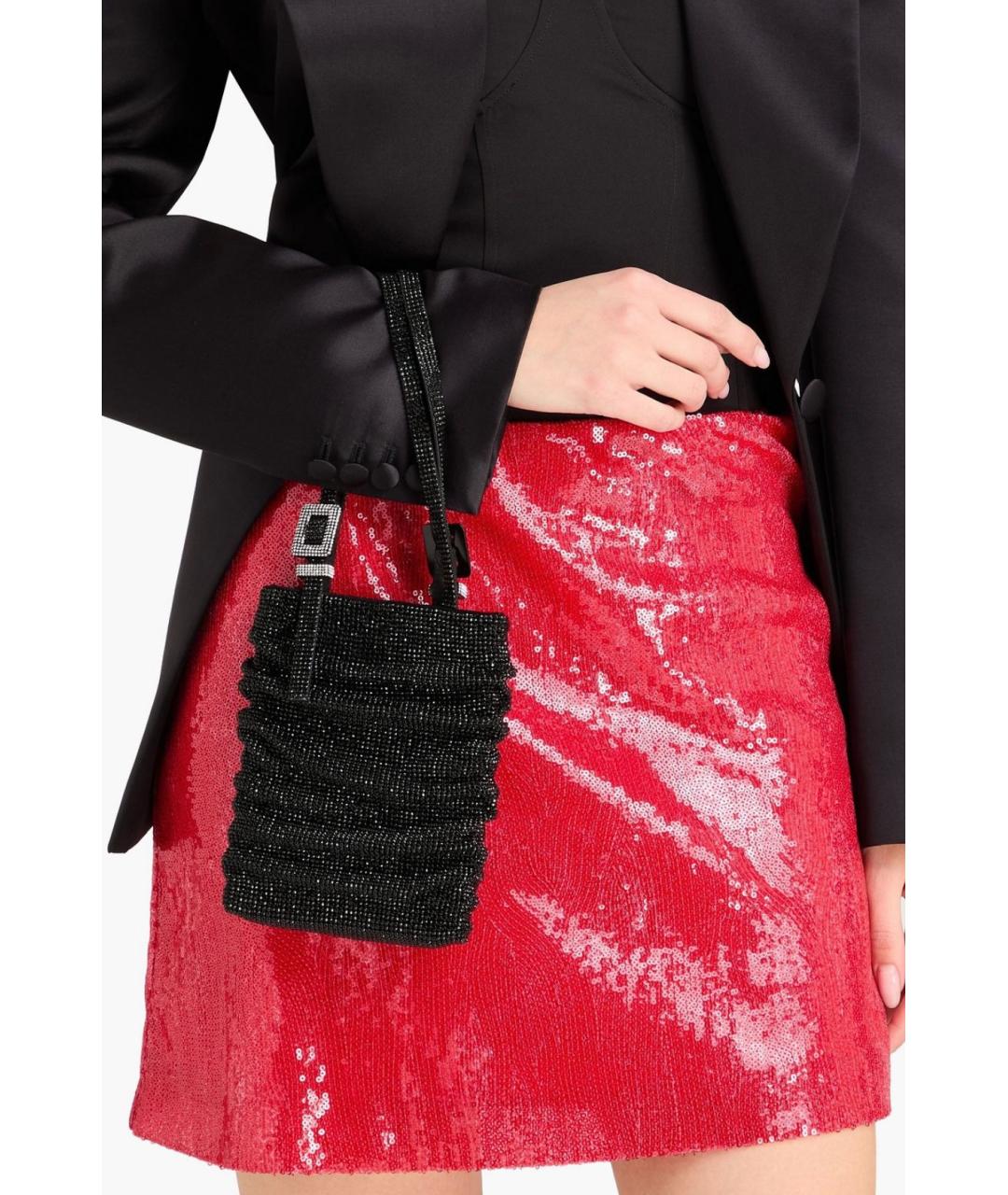 BENEDETTA BRUZZICHES Черная сумка с короткими ручками, фото 5