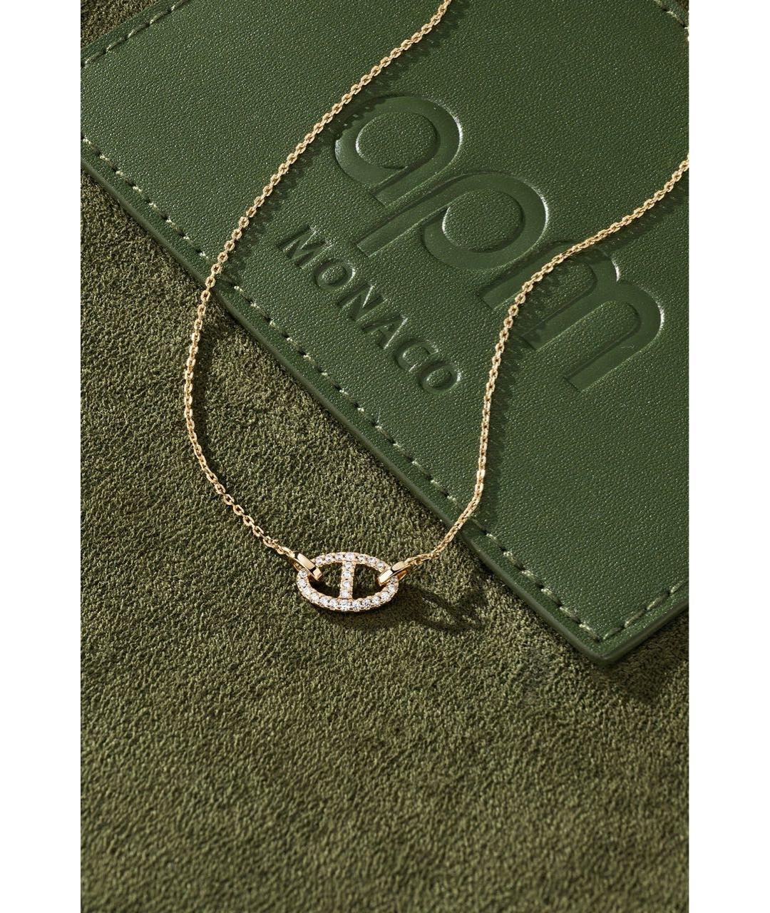 APM Monaco Золотая серебряная подвеска, фото 6