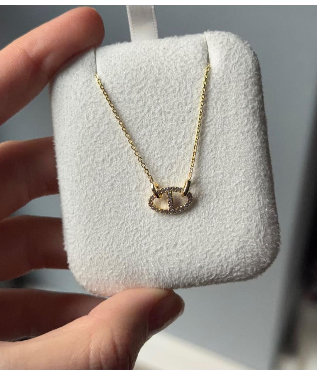 APM Monaco Золотая серебряная подвеска, фото 3