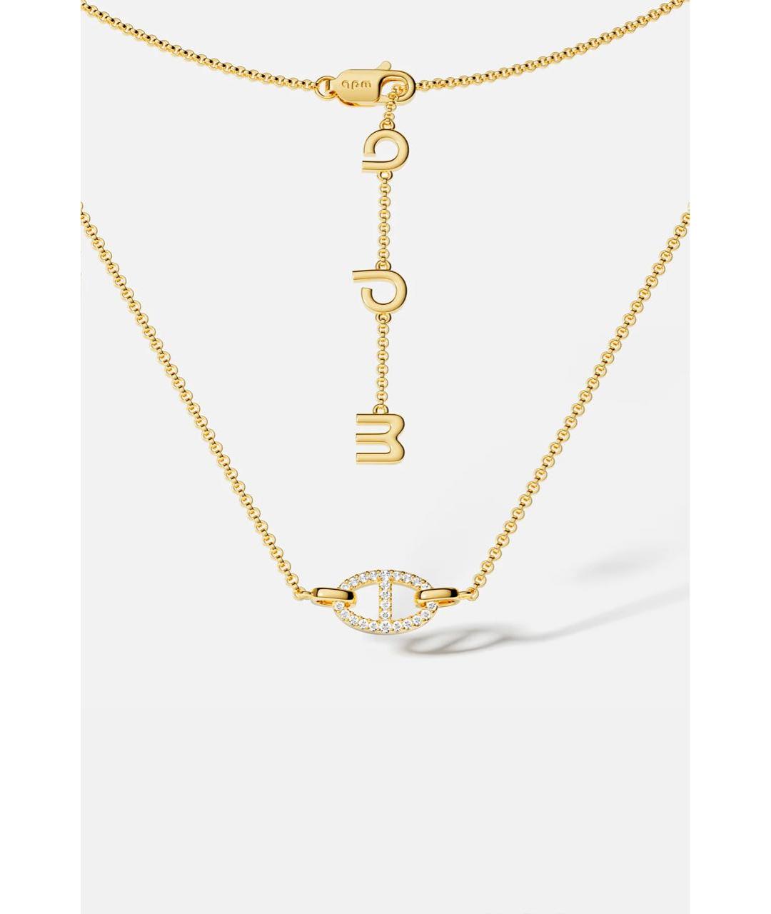 APM Monaco Золотая серебряная подвеска, фото 7