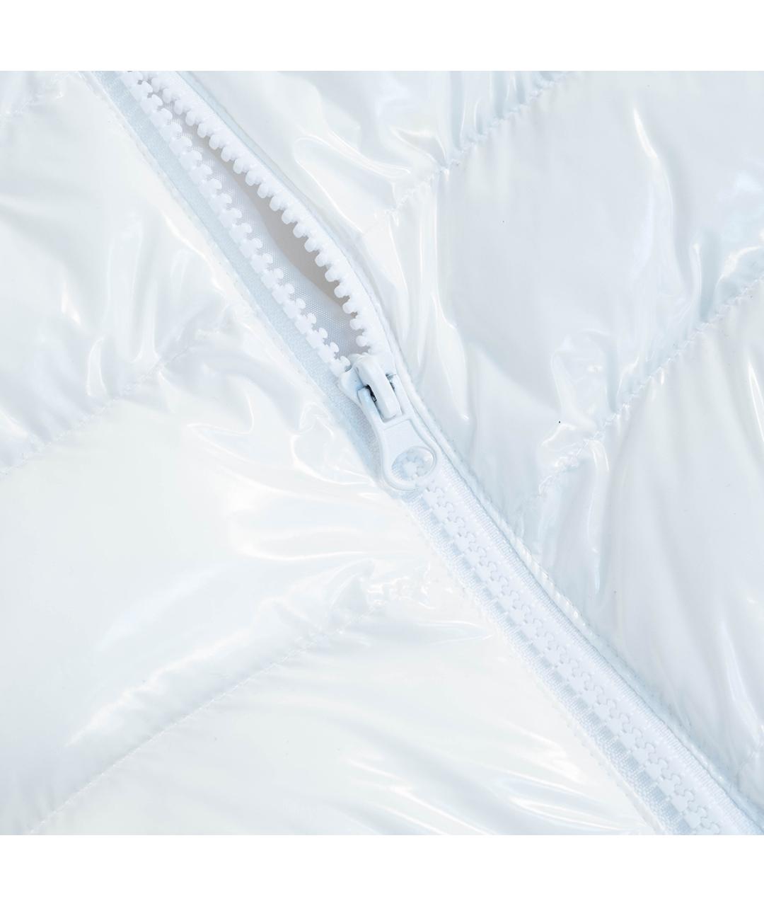 PHILIPP PLEIN Белая полиэстеровая куртка, фото 5