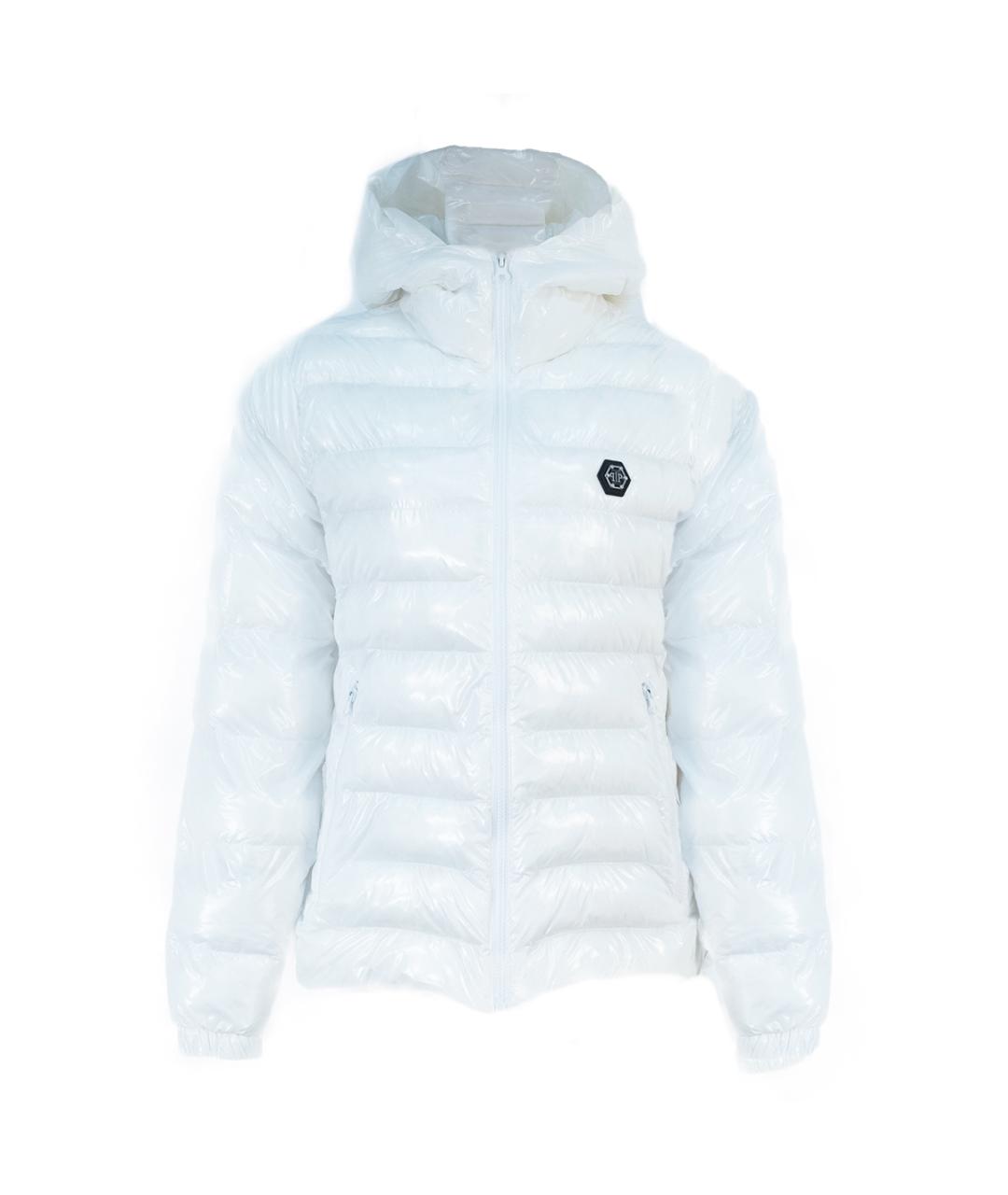 PHILIPP PLEIN Белая полиэстеровая куртка, фото 1