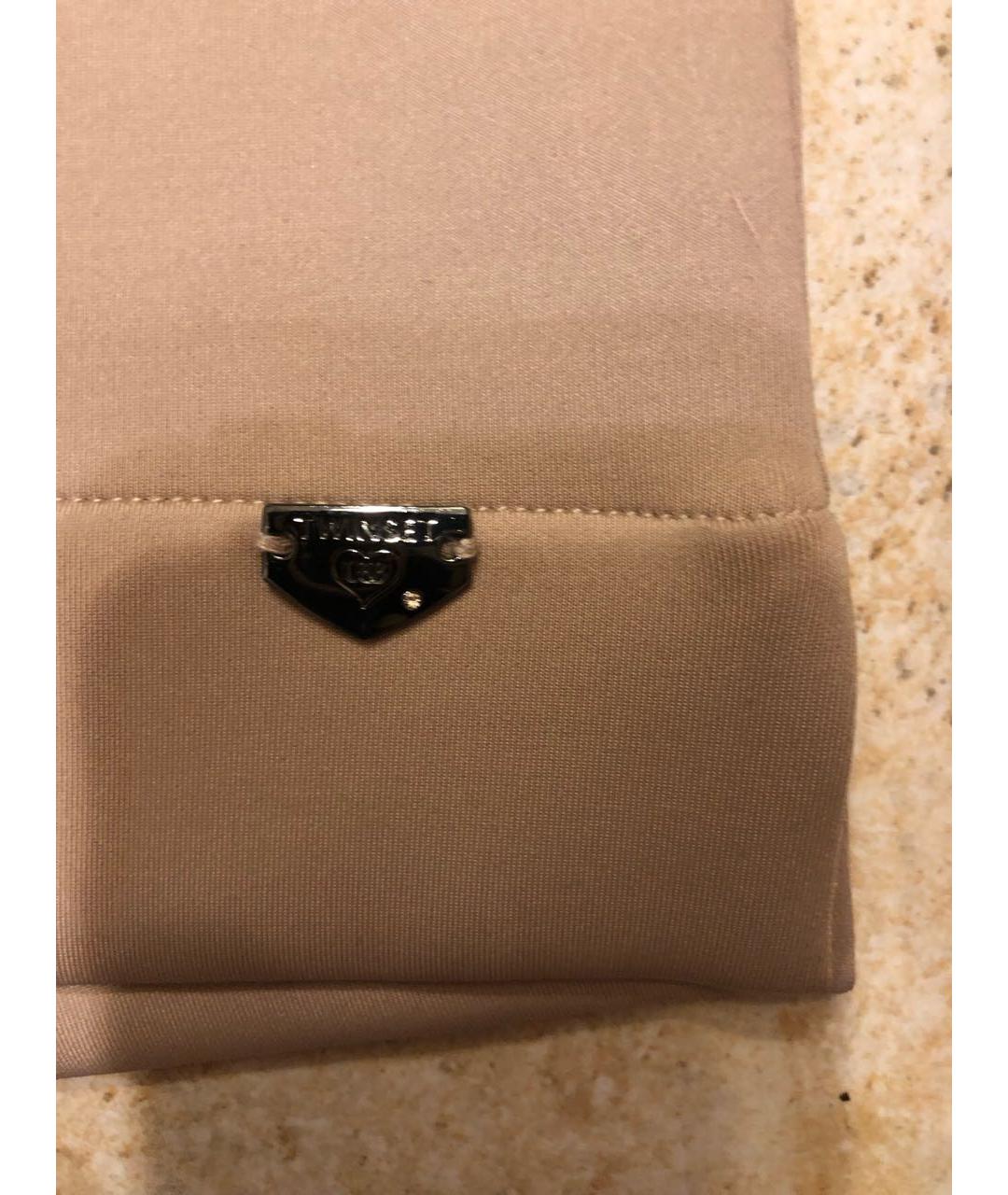 TWIN-SET Бежевый полиэстеровый спортивные костюмы, фото 6