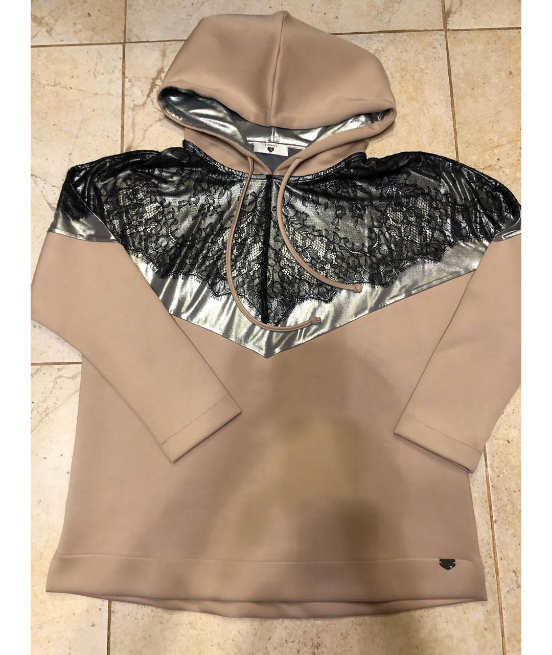 TWIN-SET Бежевый полиэстеровый спортивные костюмы, фото 9