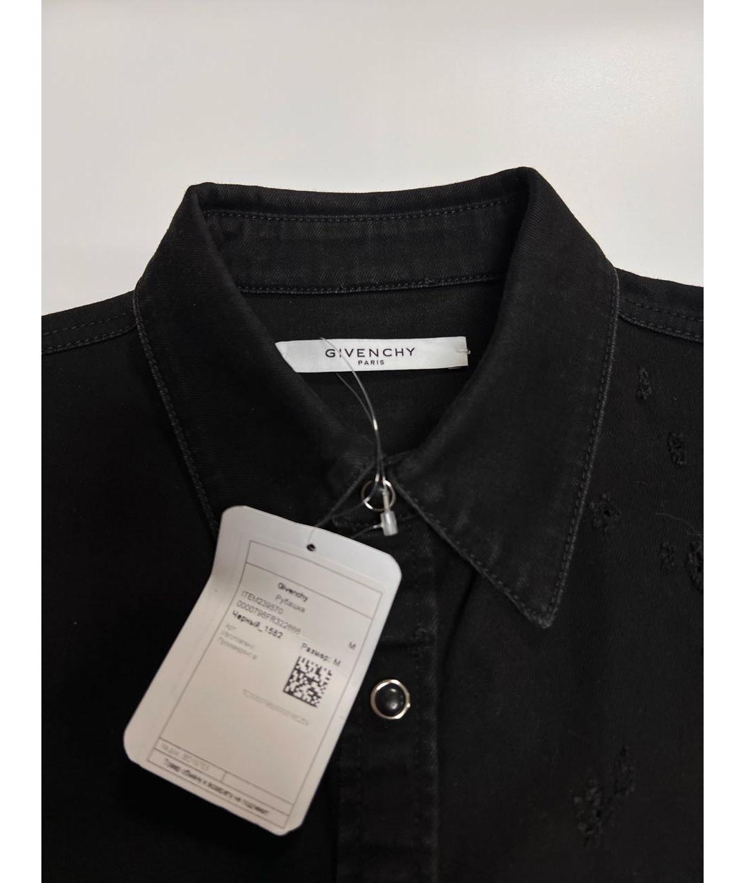 GIVENCHY Черная деним рубашка, фото 3