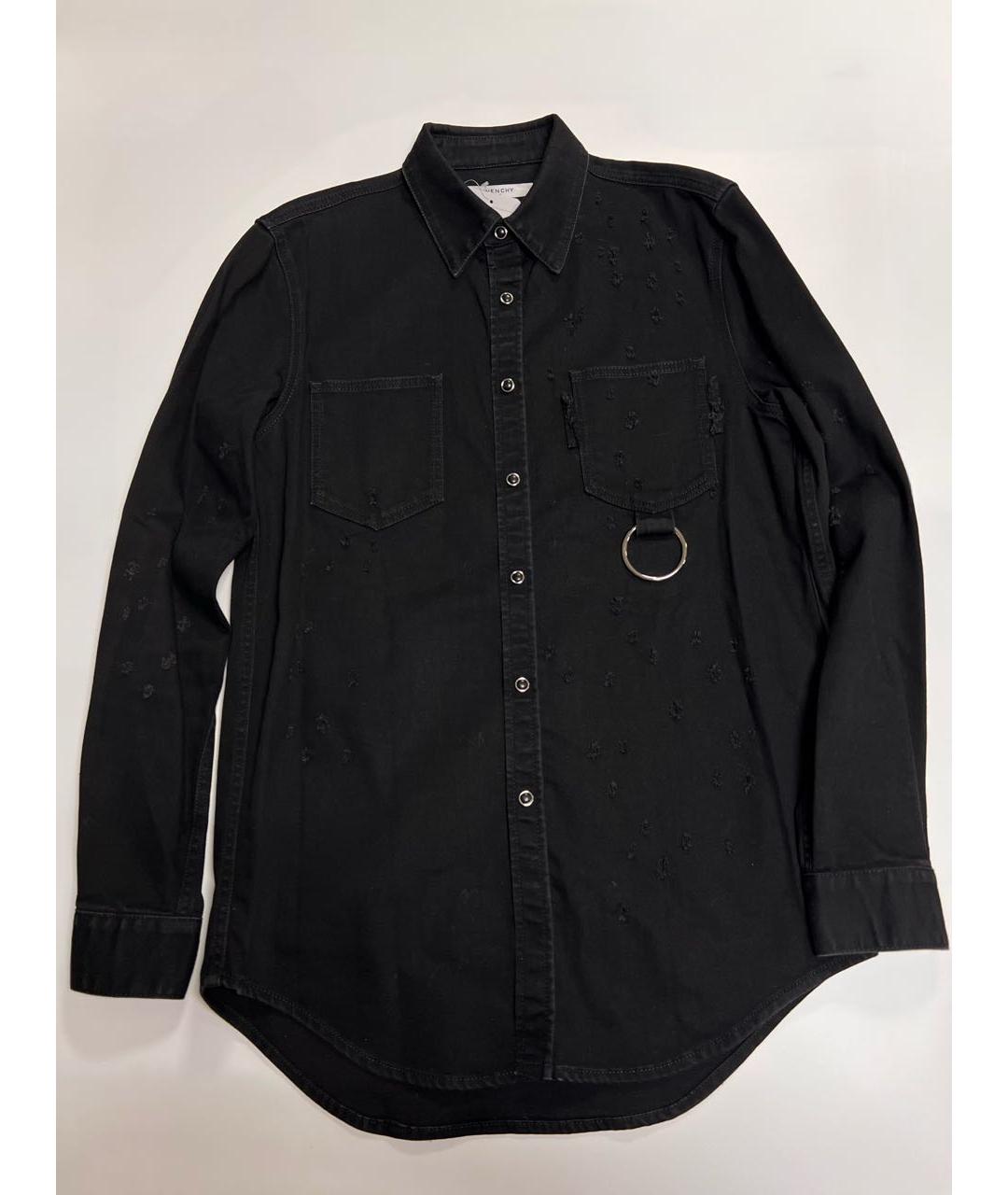 GIVENCHY Черная деним рубашка, фото 5