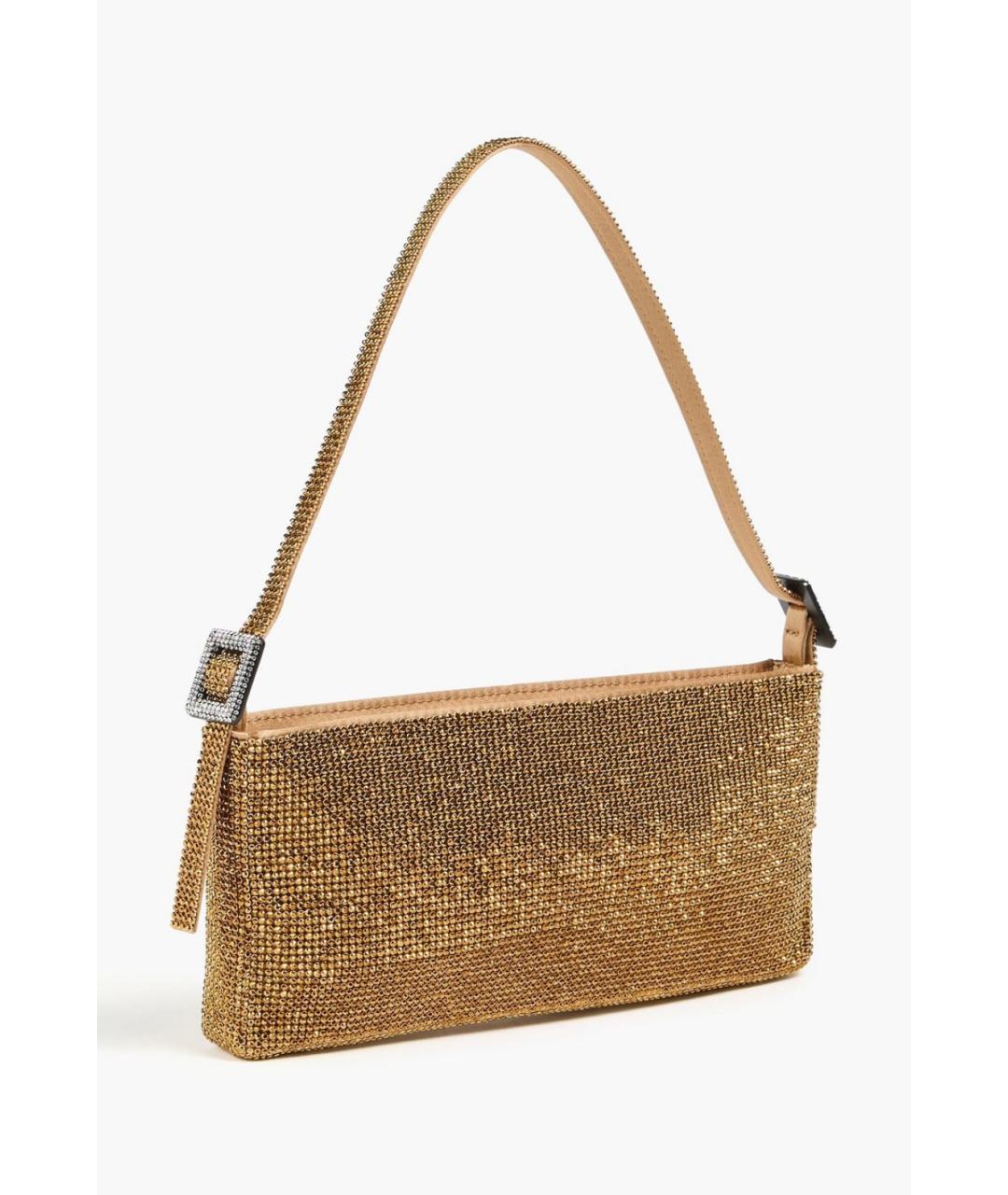 BENEDETTA BRUZZICHES Золотая сумка через плечо, фото 3