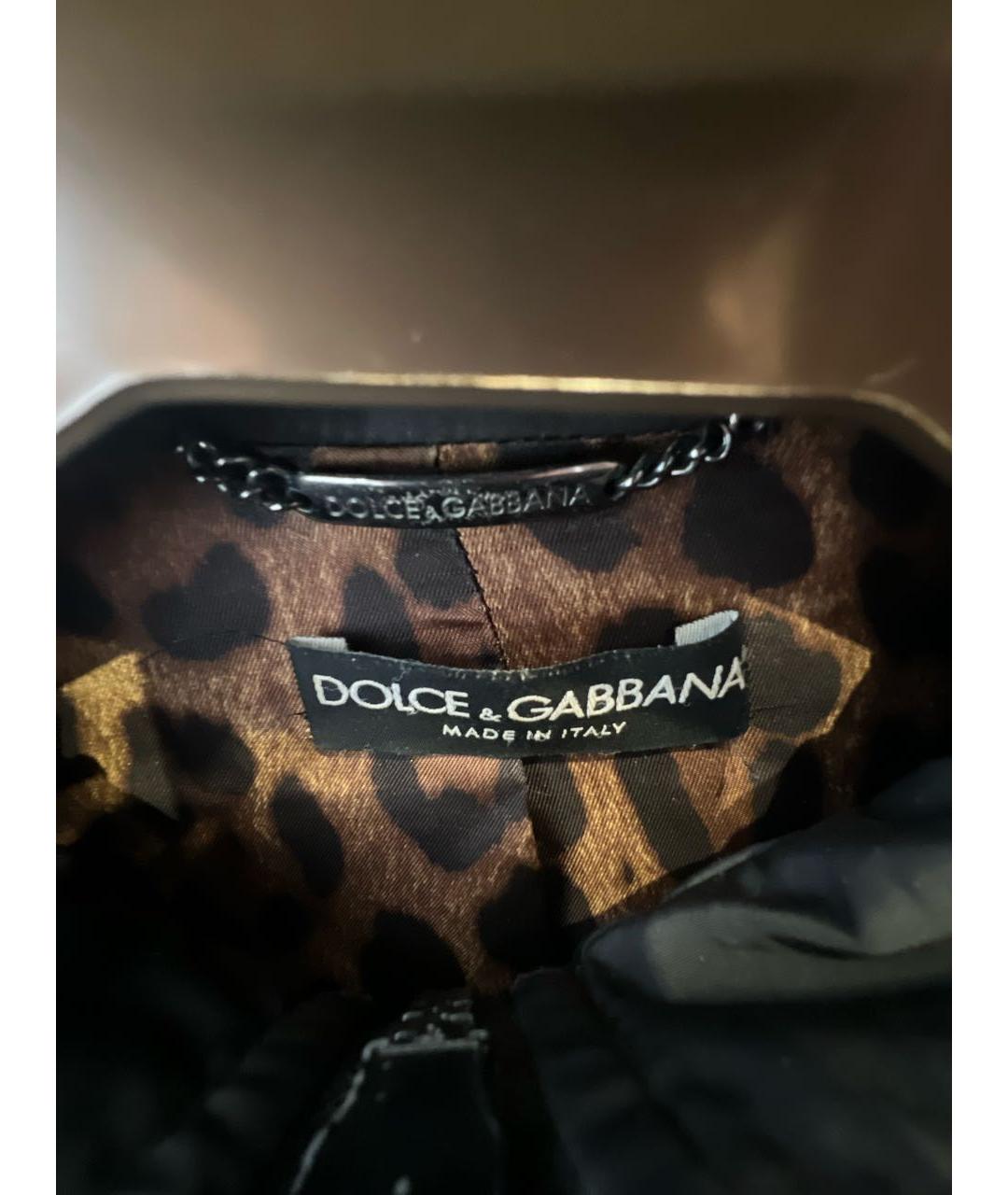 DOLCE&GABBANA Черная вискозная куртка, фото 3