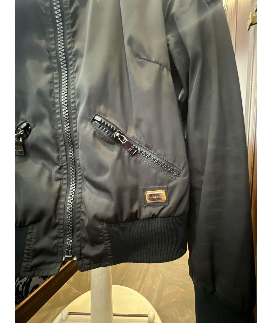 DOLCE&GABBANA Черная вискозная куртка, фото 6