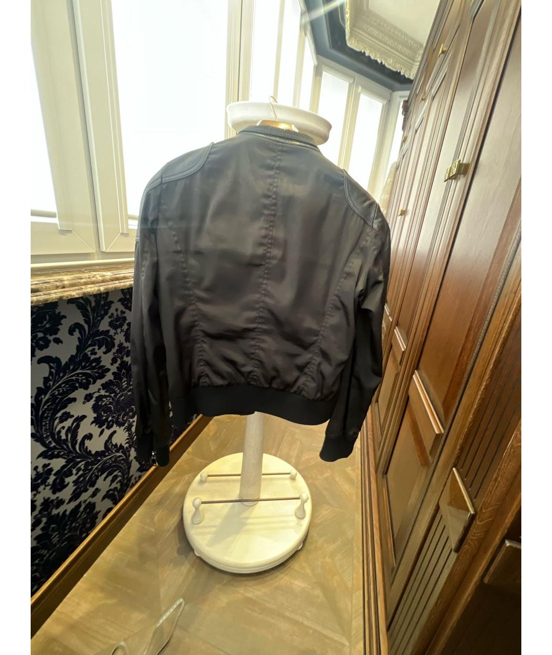 DOLCE&GABBANA Черная вискозная куртка, фото 2