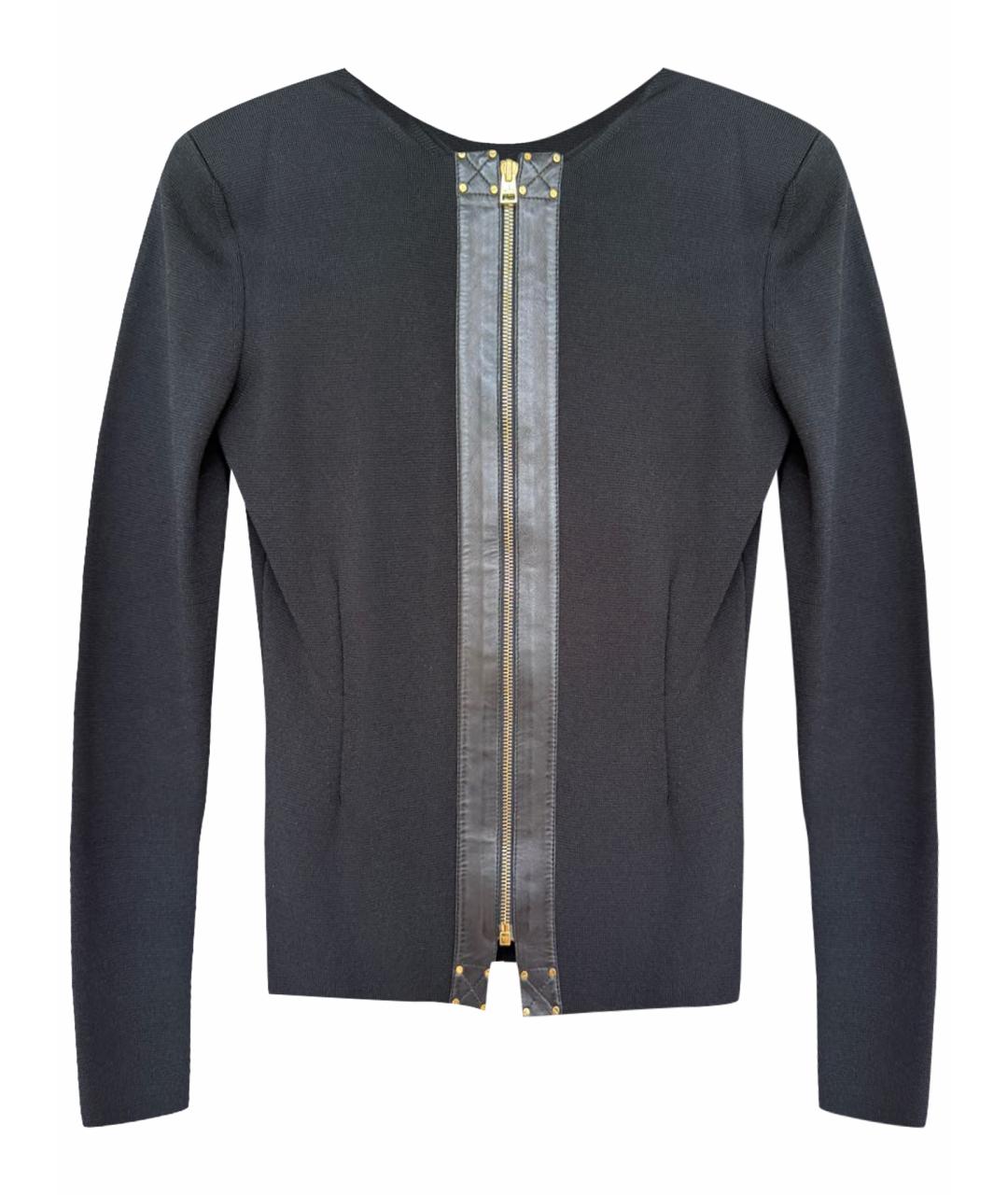 TOM FORD Черный шерстяной кардиган, фото 1