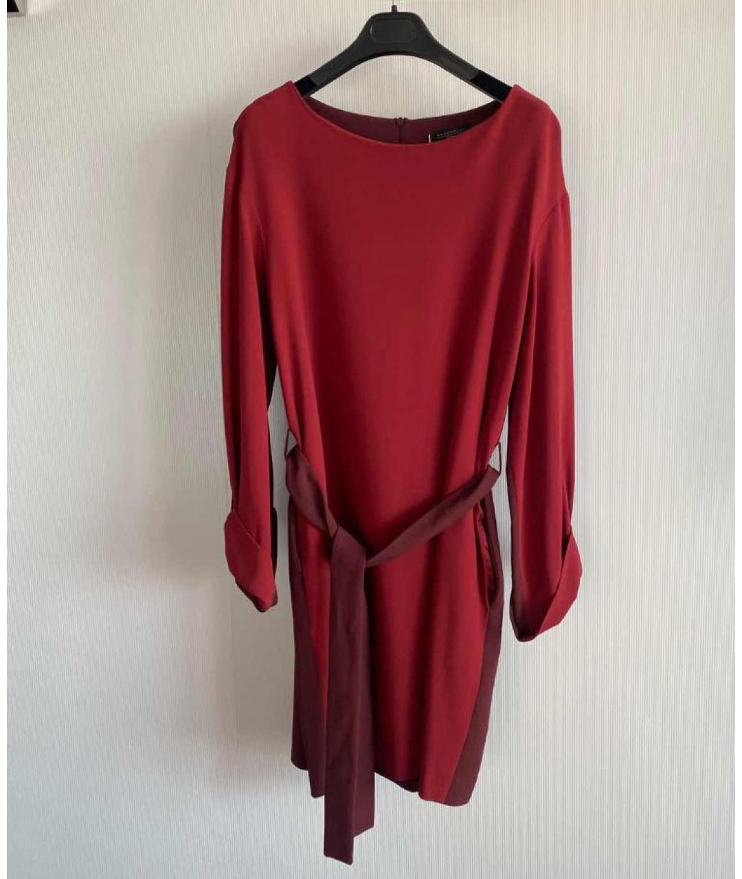 ANTONELLI Красное вискозное повседневное платье, фото 4