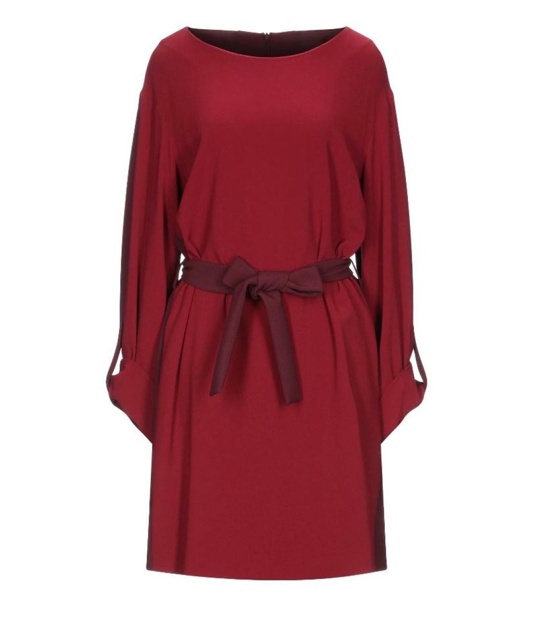 ANTONELLI Красное вискозное повседневное платье, фото 1