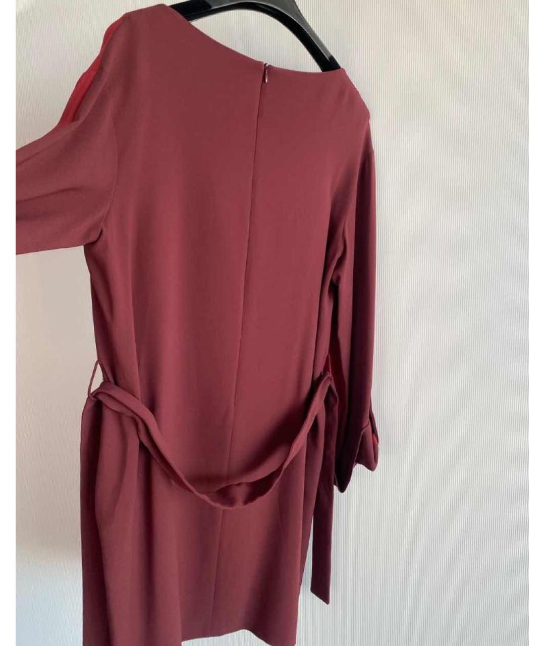 ANTONELLI Красное вискозное повседневное платье, фото 5