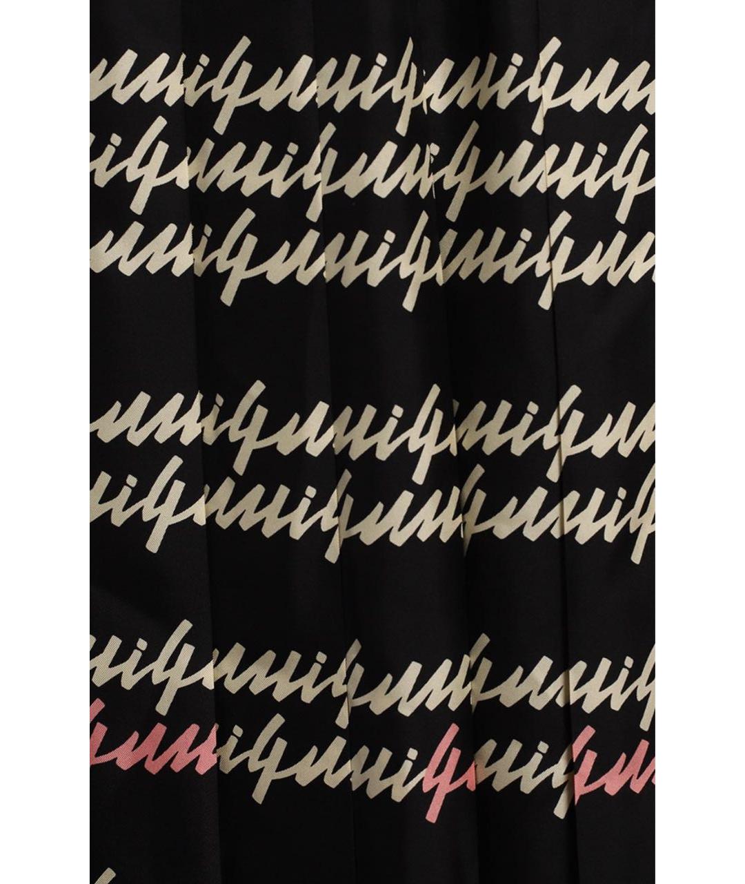 GUCCI Черная шелковая юбка макси, фото 4