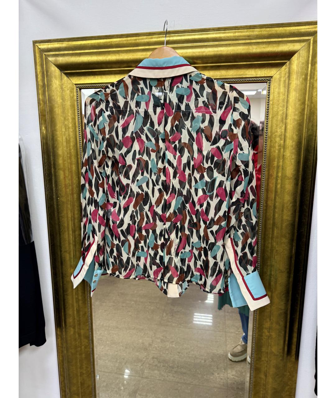 ELISABETTA FRANCHI Мульти полиэстеровый костюм с юбками, фото 4